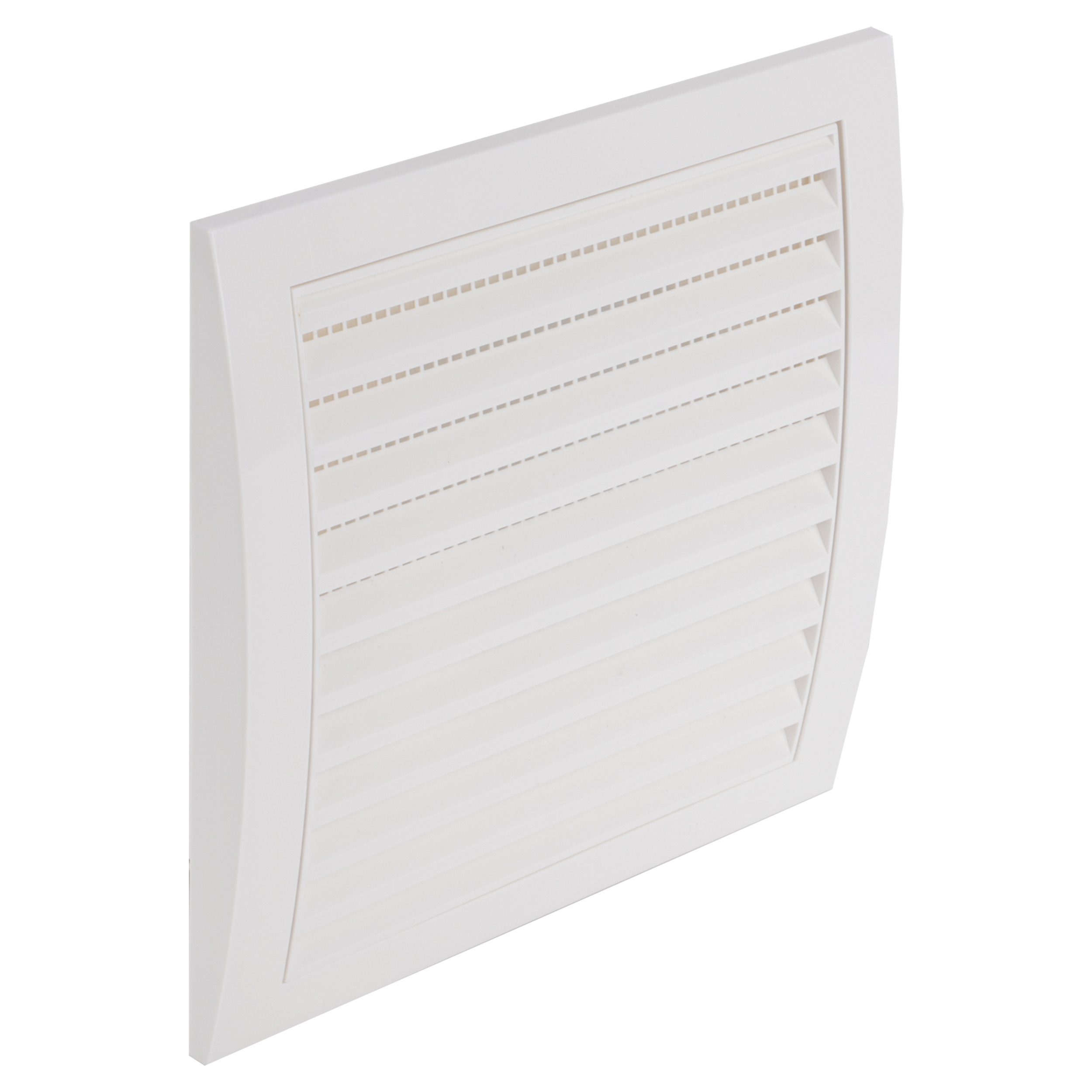 45.709.60 Starx  ventilatierooster rond - aansluitmaat: Ø 125 mm wit 190 x 190 mm