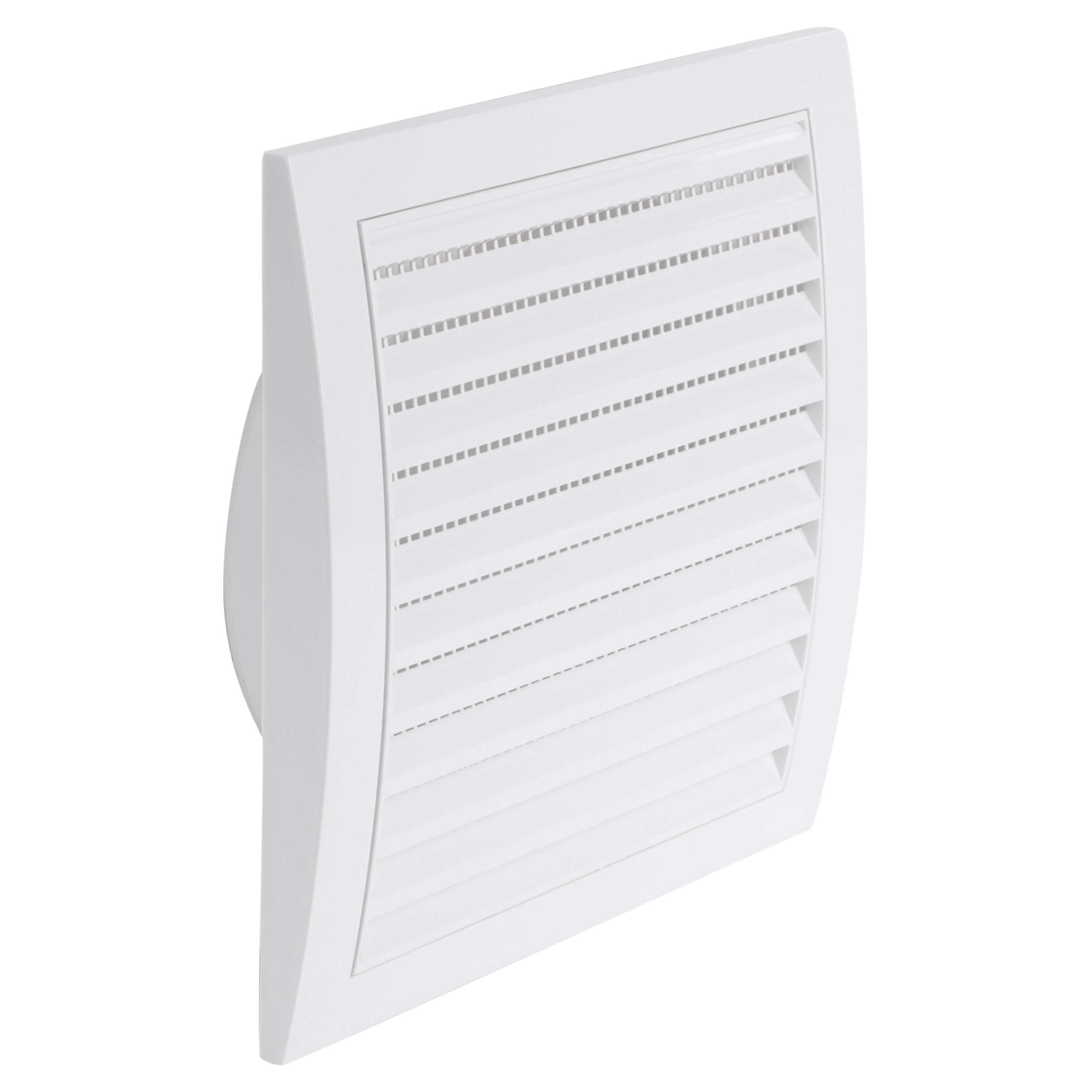 45.709.61 Starx  ventilatierooster rond - aansluitmaat: Ø 150 mm wit 190 x 190 mm