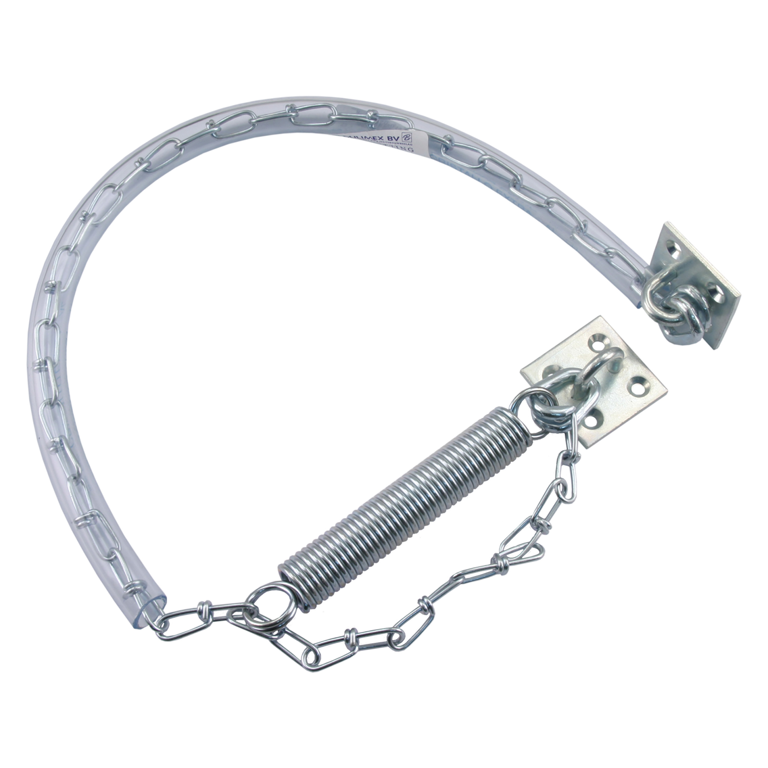 45.904.30   stormketting met veer - 30 - 40 kg - staal verzinkt  