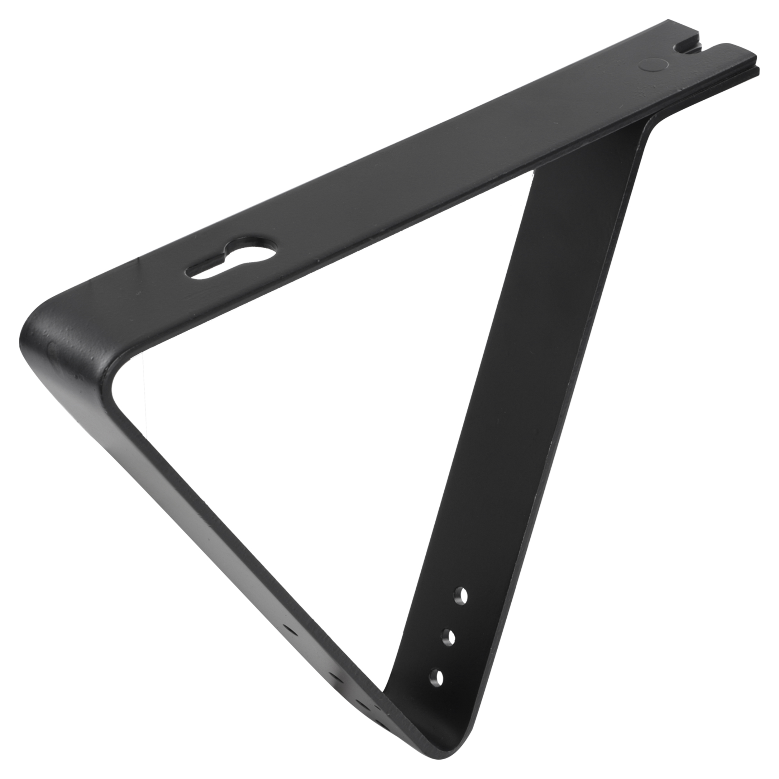 46.918.22 Starx  deuropvangbeugel met windhaak en stootdop - zwart gelakt  275 x 210 mm