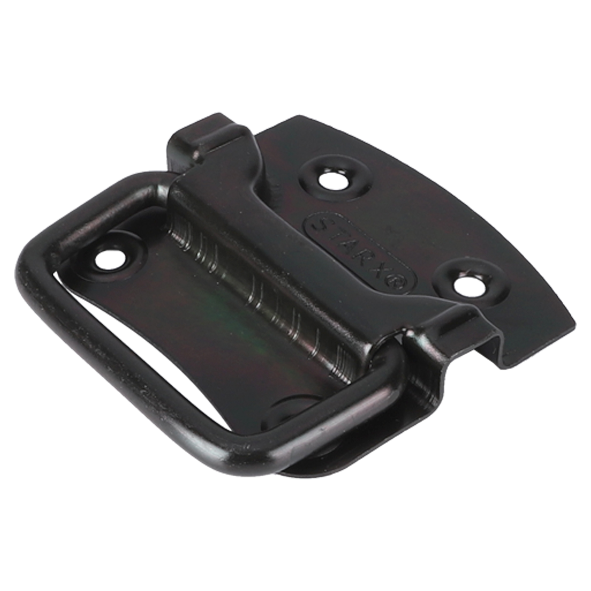 46.919.97 Starx  kistgreep met extra zware greepbevestiging zwart 80 mm