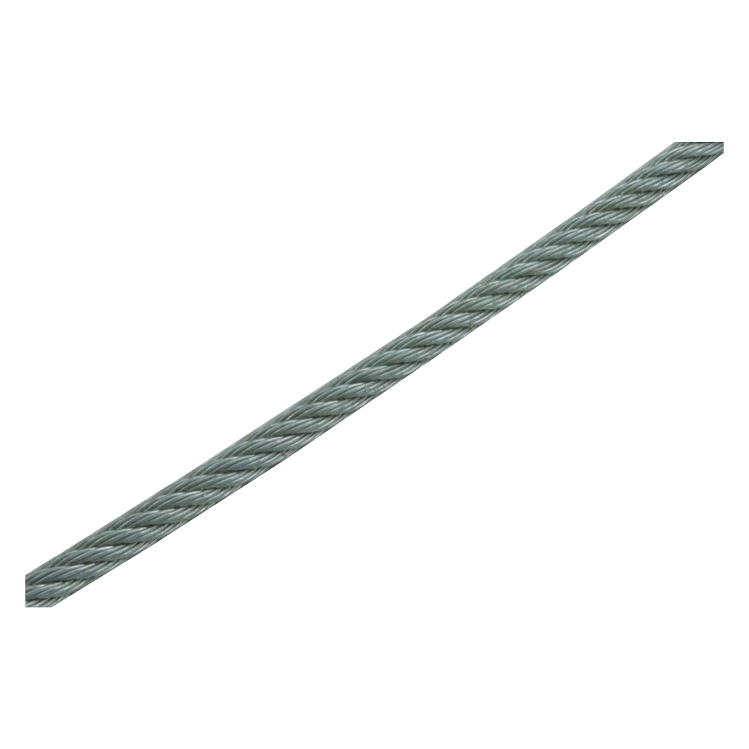 49.900.53 Starx  staalkabel 20 m (verkoop per meter) - breekkracht 529 kg - verzinkt  3.0 mm