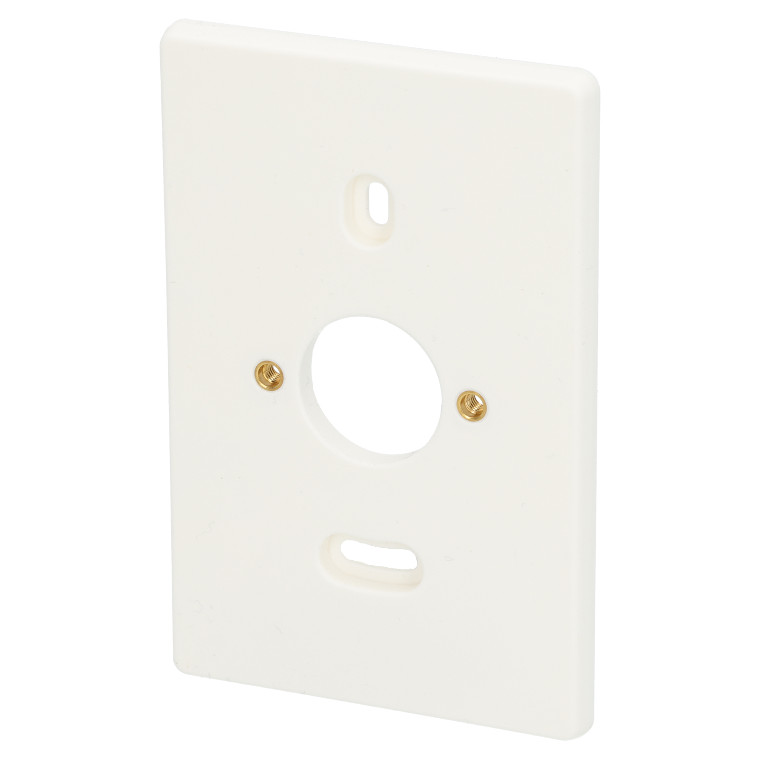 53.503.97 Q-Link  montageplaat combinatie - met felsmoer - M4 polarwit 