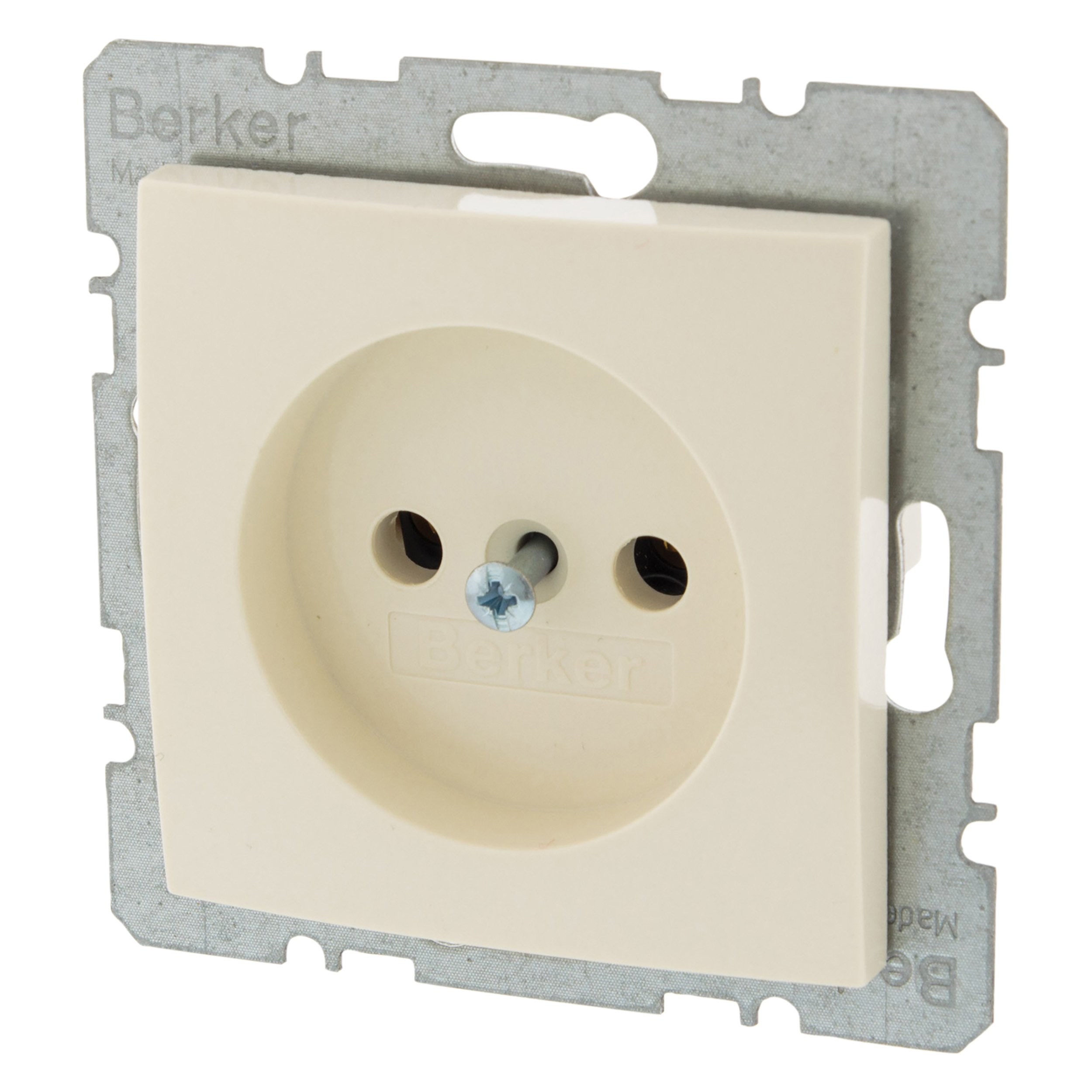 54.002.40 Berker S1 contactdoos inbouw - 1-voudig crème 