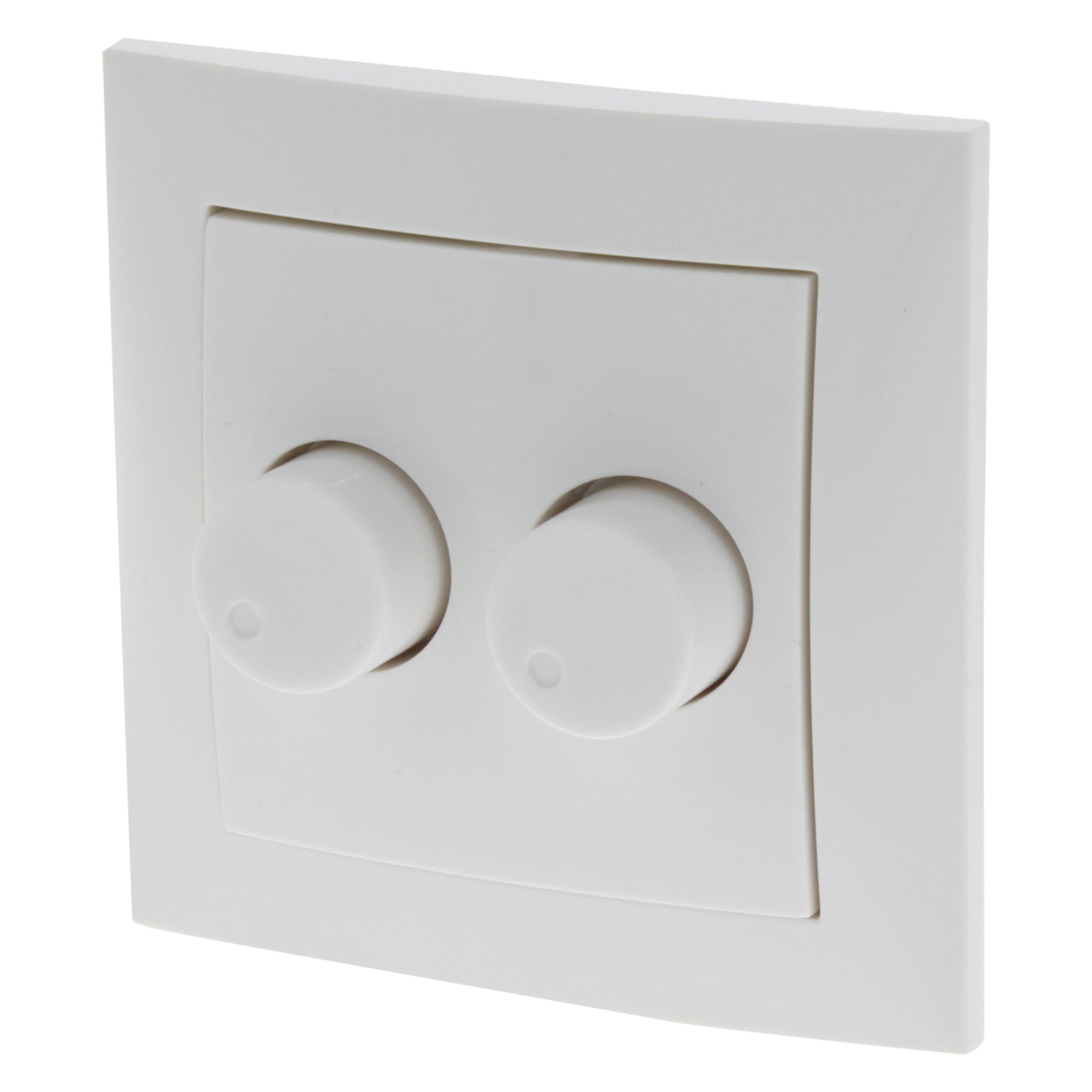 54.003.99 Q-Link  dimmer duo - inbouw - LED - 6-50W/150W - met raam polarwit 