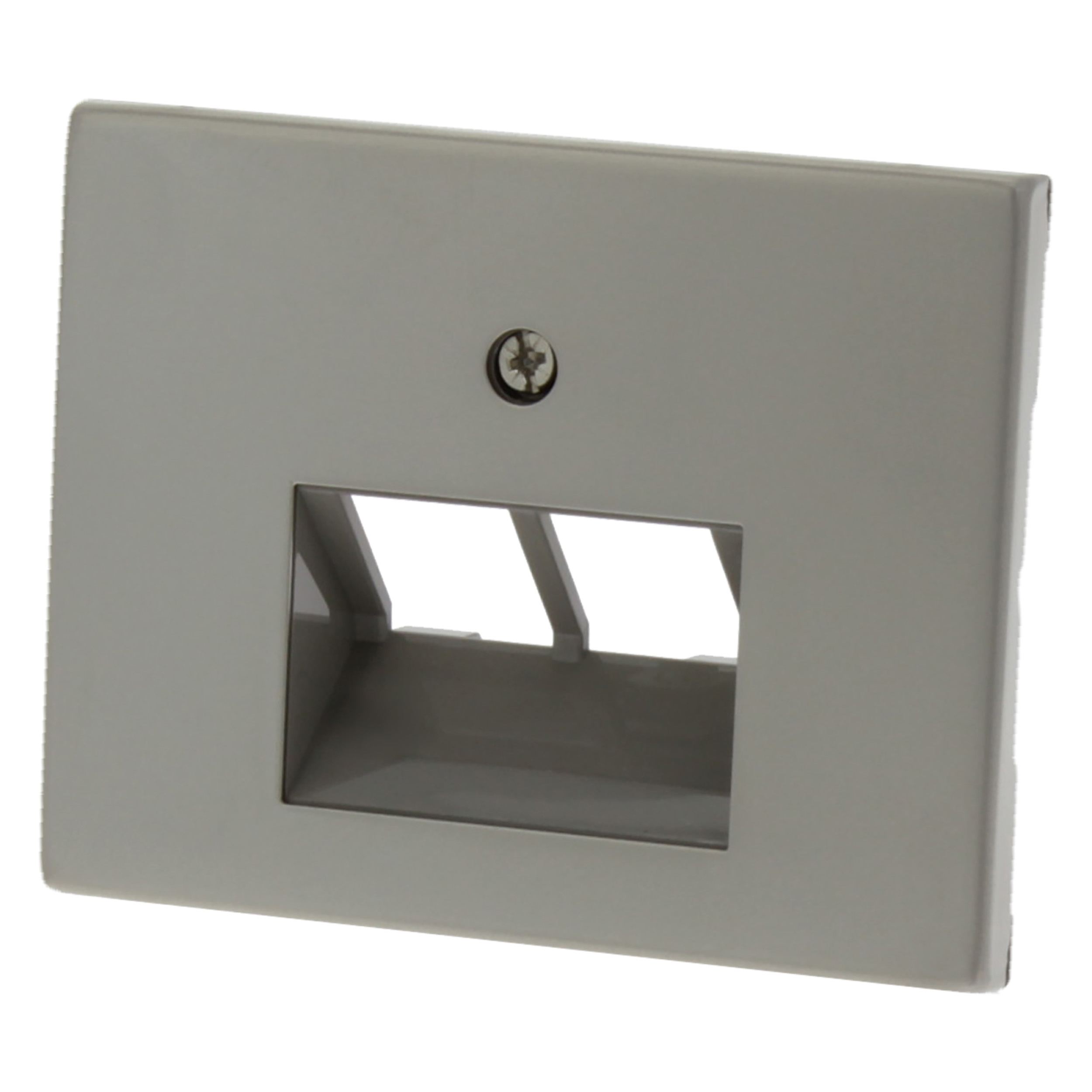 54.005.80 Berker K5 centraalplaat tel/data - 2 x 8-polig RVS 