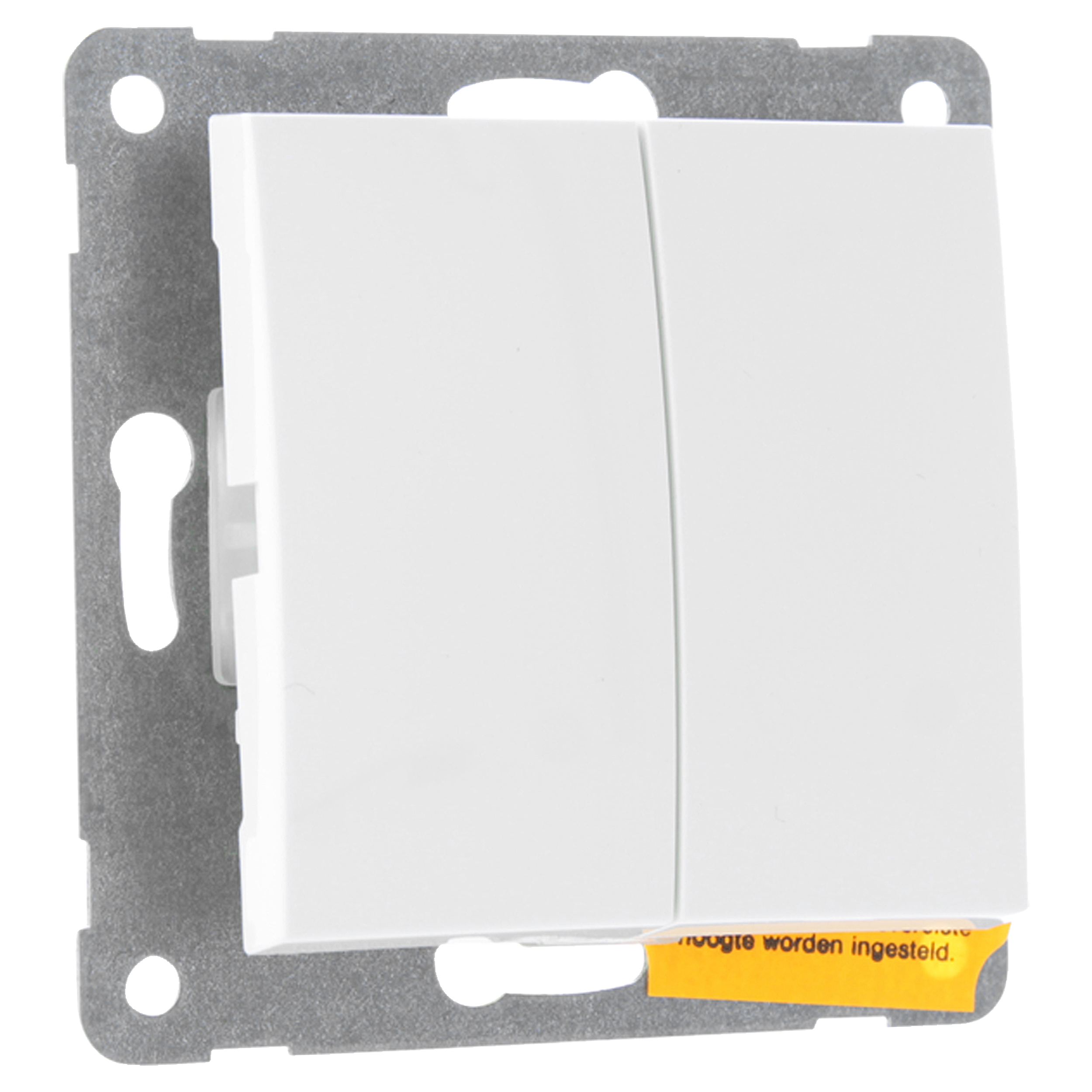 54.083.03 Q-Link S2 schakelaar inbouw - wissel/wissel polarwit 