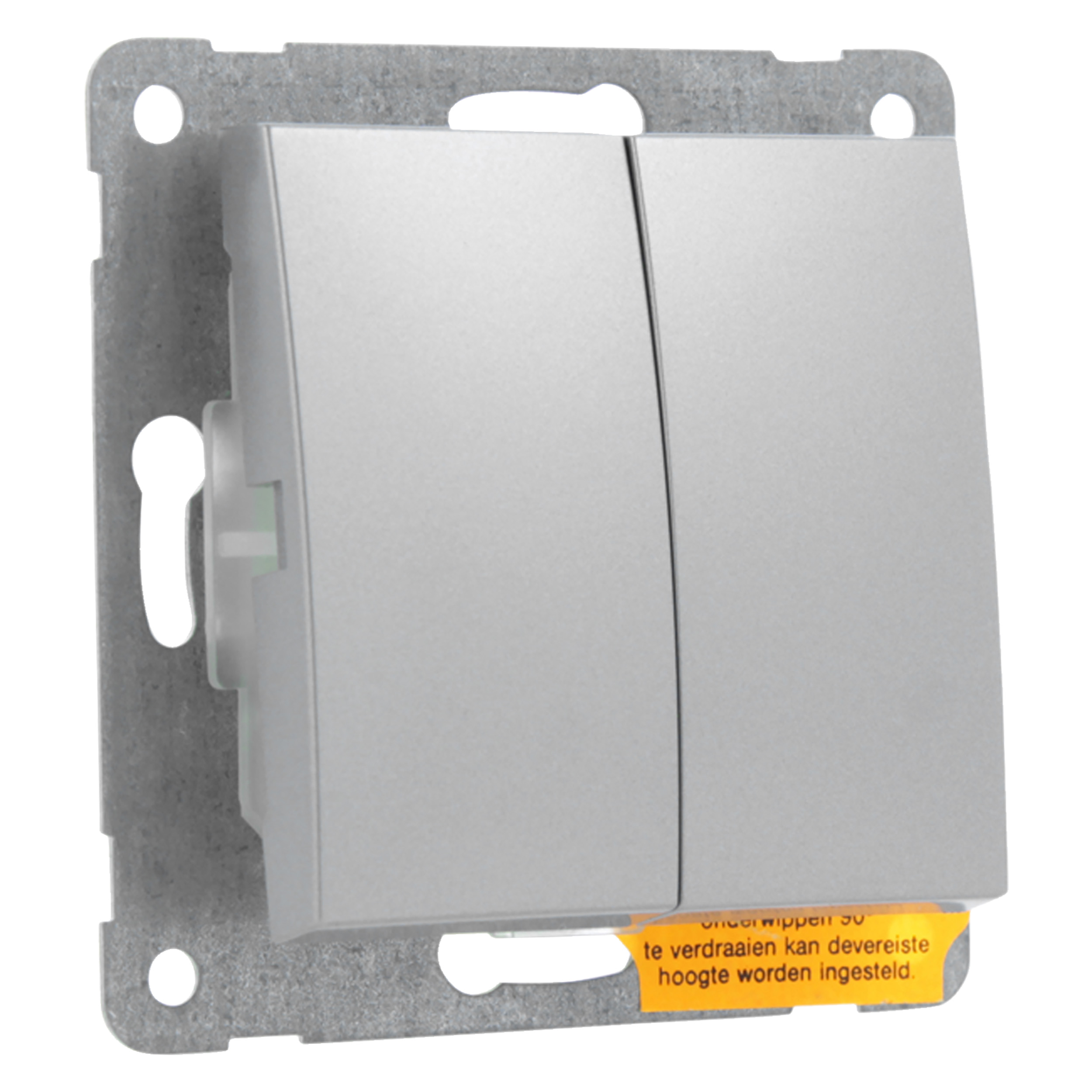 54.084.03 Q-Link S2 schakelaar inbouw - wissel/wissel RVS 