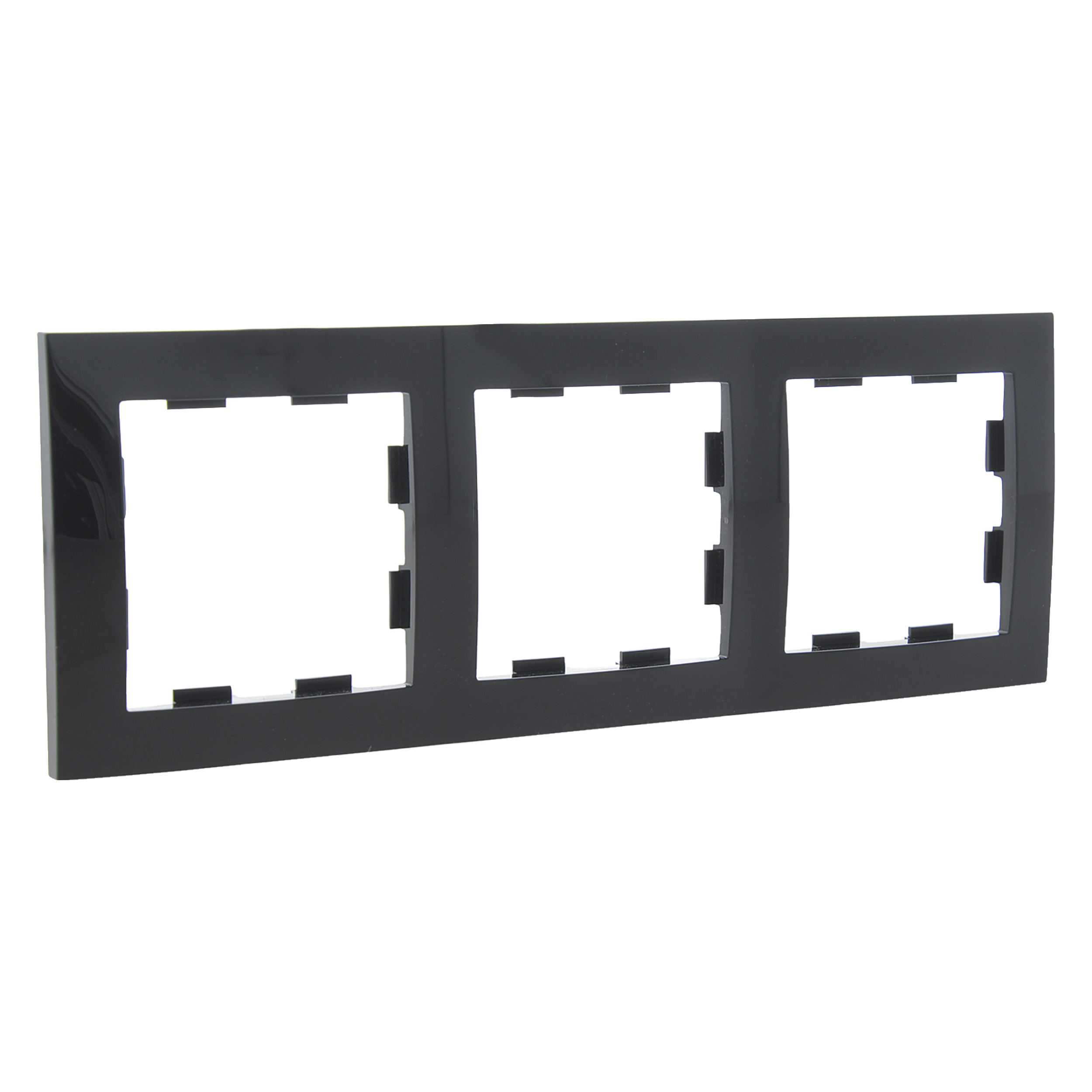 54.085.24 Q-Link S2 afdekraam inbouw - 3-voudig antraciet 