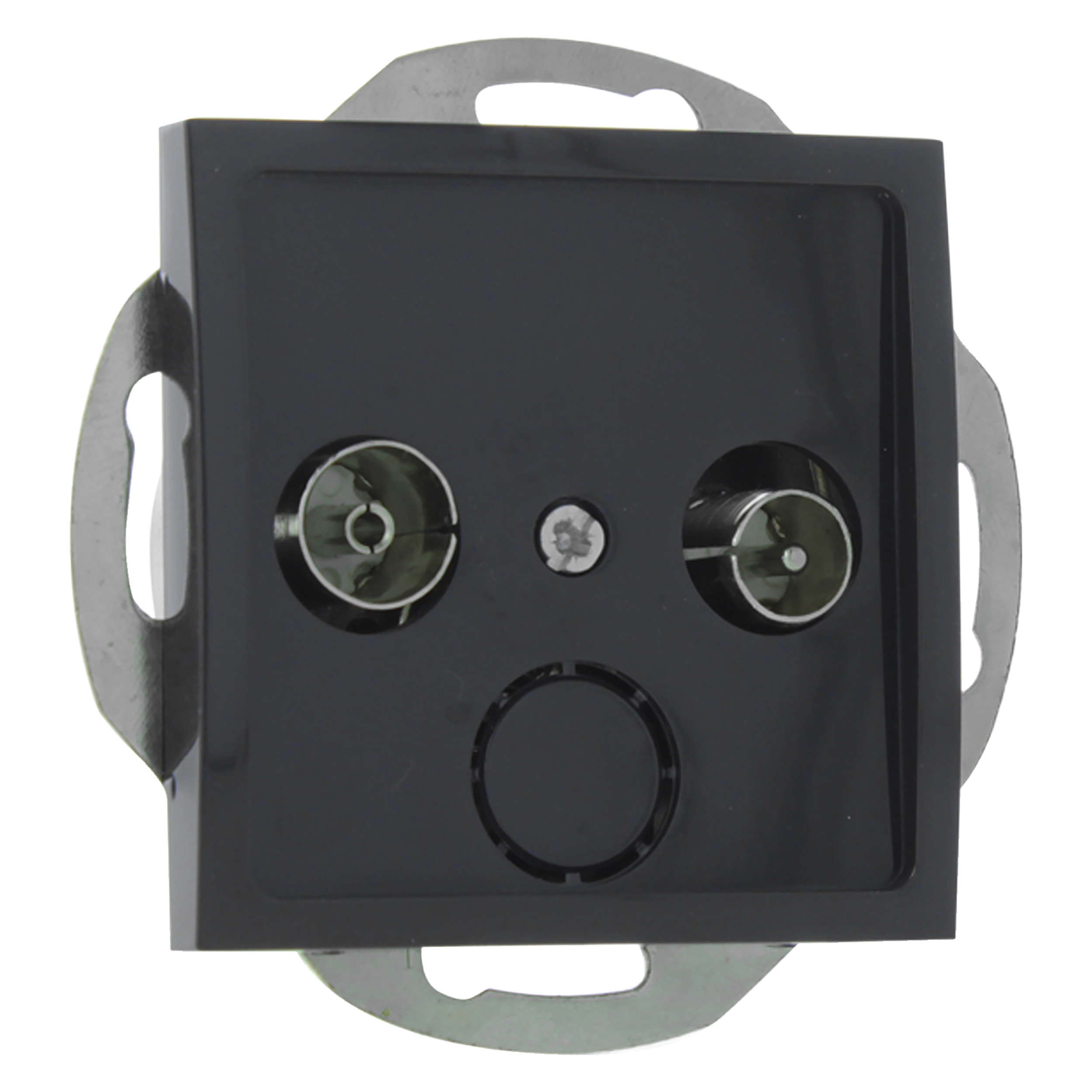 54.085.62 Q-Link S2 contactdoos radio/tv antraciet 