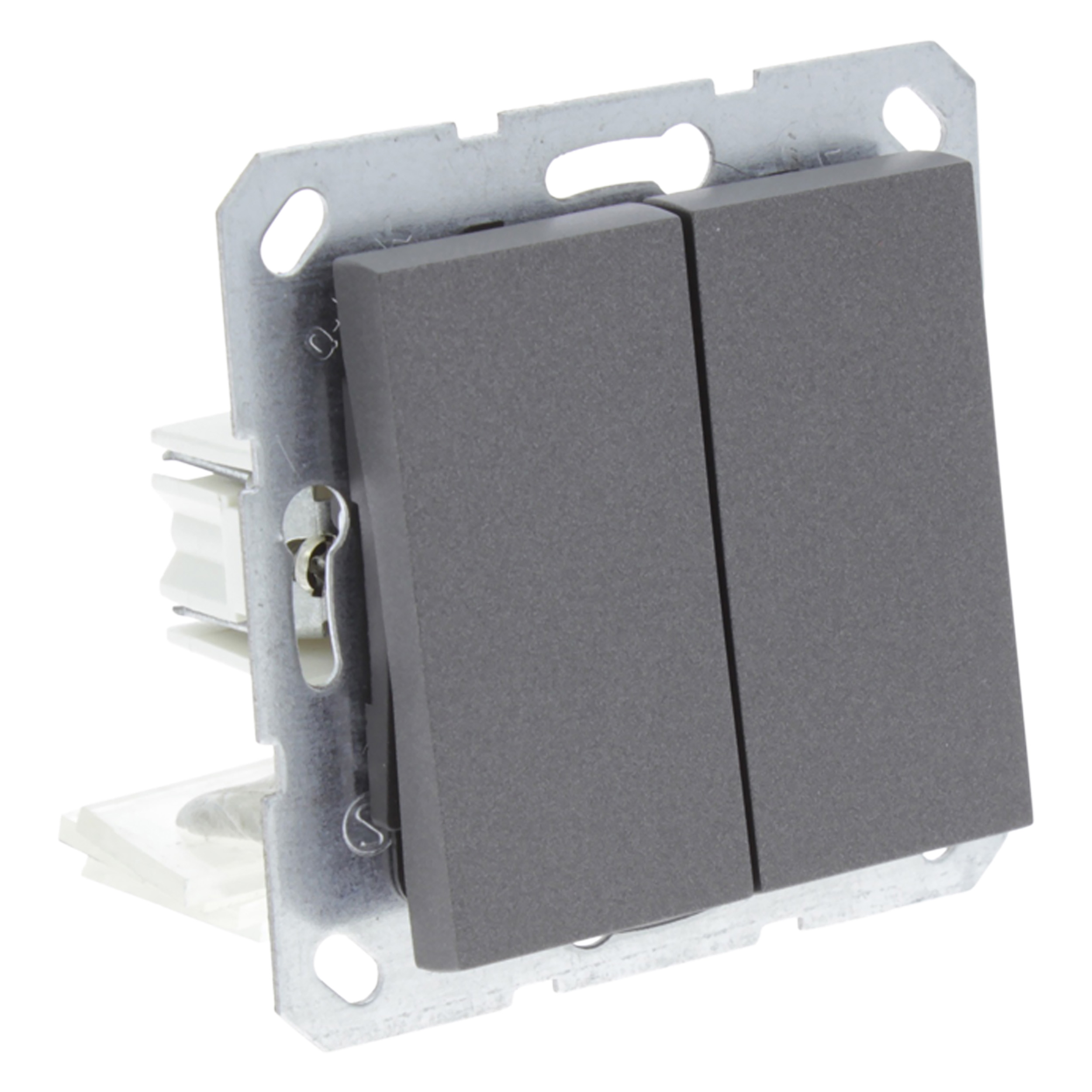 54.097.02 Q-Link S-Line schakelaar inbouw - serie antraciet 