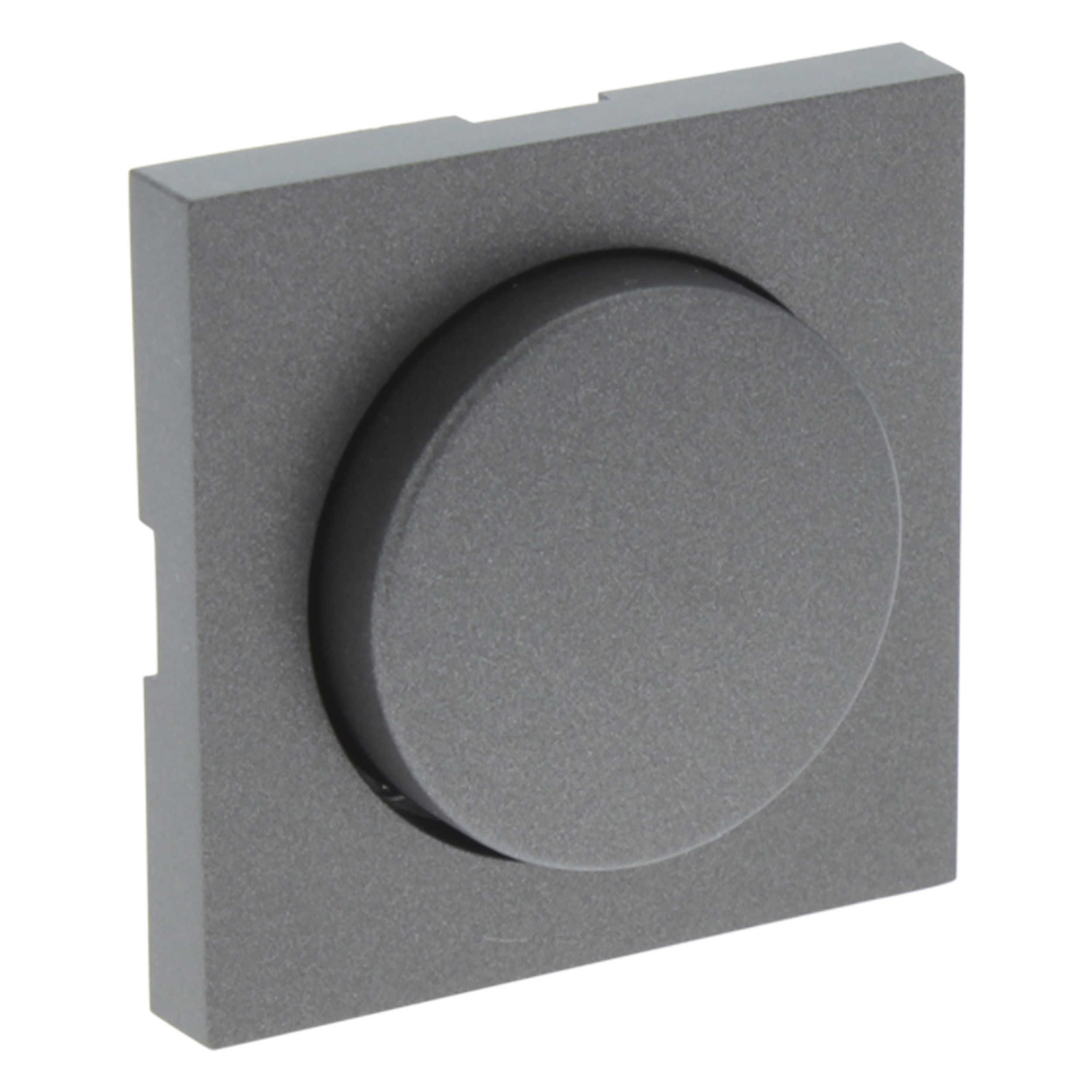 54.097.85 Q-Link S-Line centraalplaat met knop - voor dimmer antraciet 