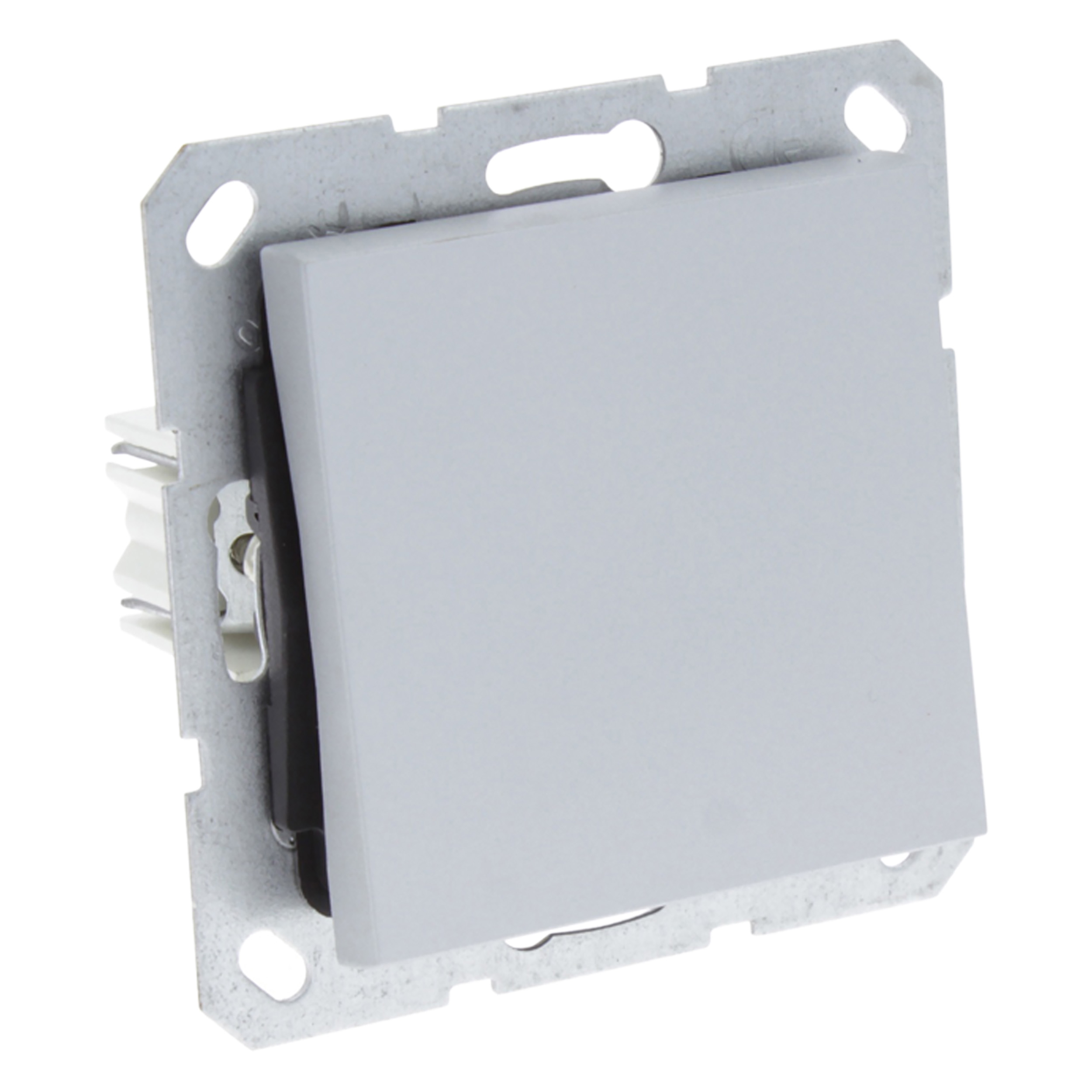 54.098.01 Q-Link S-Line schakelaar inbouw - wissel aluminium 
