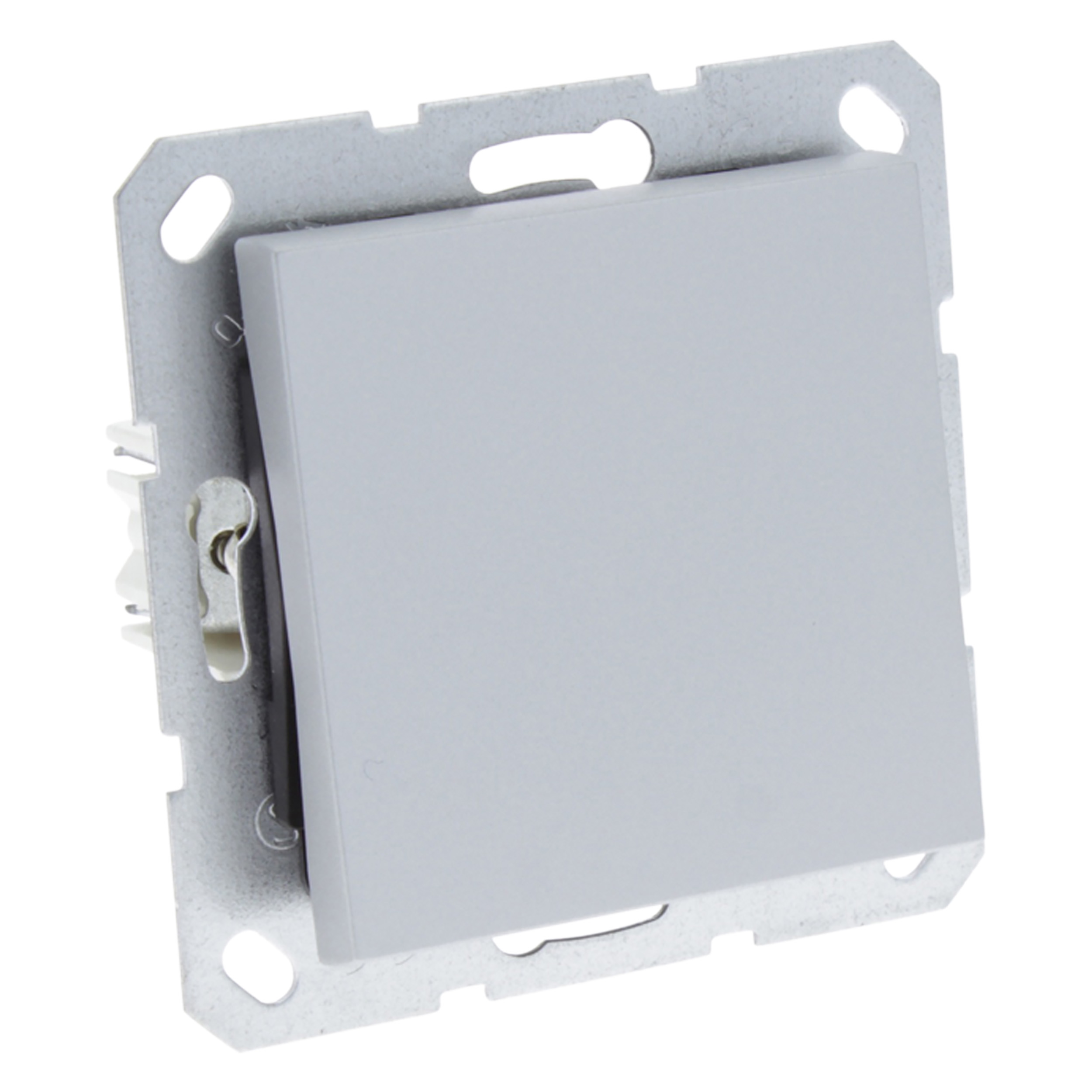 54.098.07 Q-Link S-Line schakelaar inbouw - kruis aluminium 