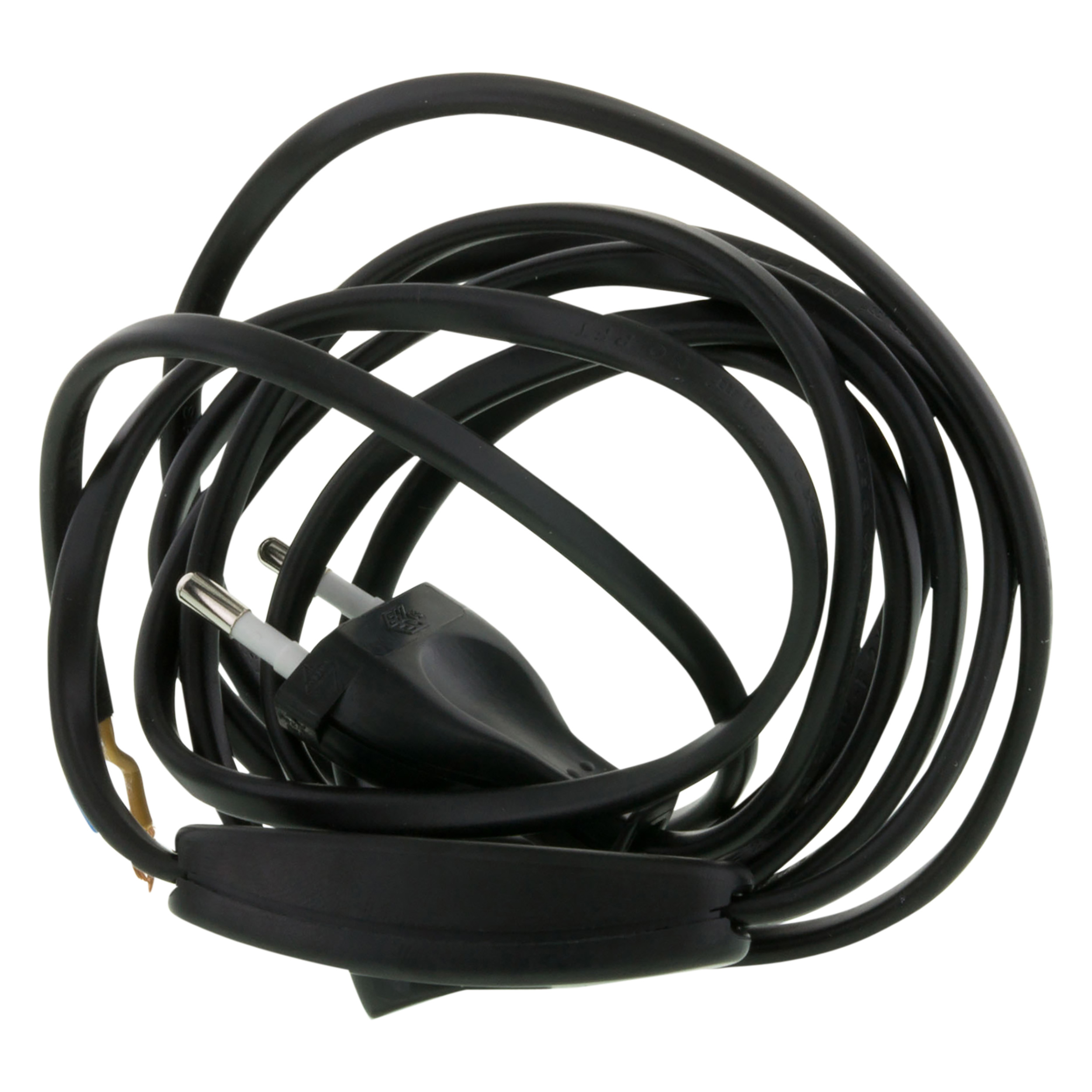 54.210.11 Q-Link  aansluitsnoer met schakelaar - max 575W zwart 2 x 0.75 mm², 1.8 m