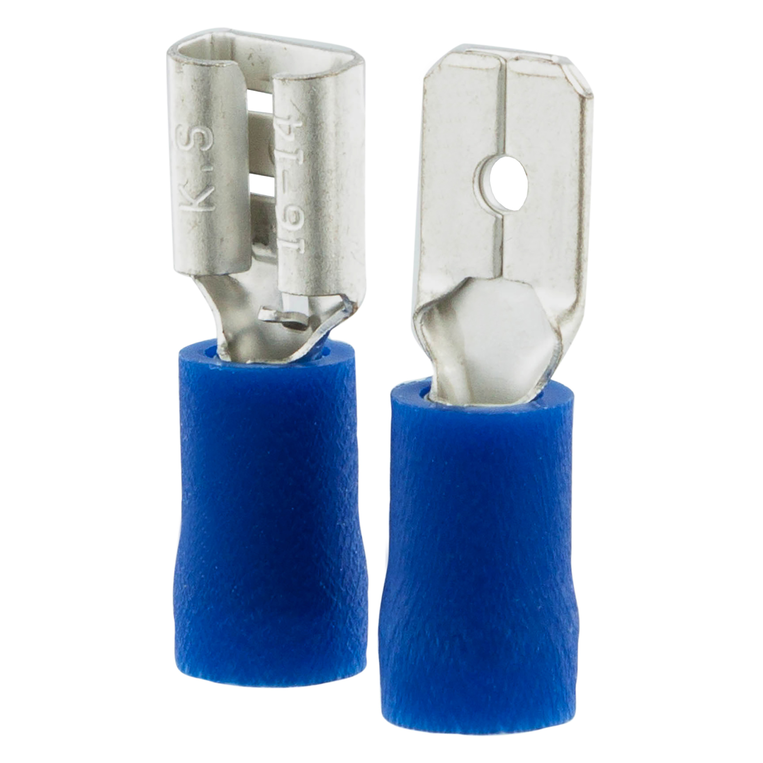 54.211.49 Q-Link  kabelschoen 5 x schuifstekker - 5 x contrastekker blauw 