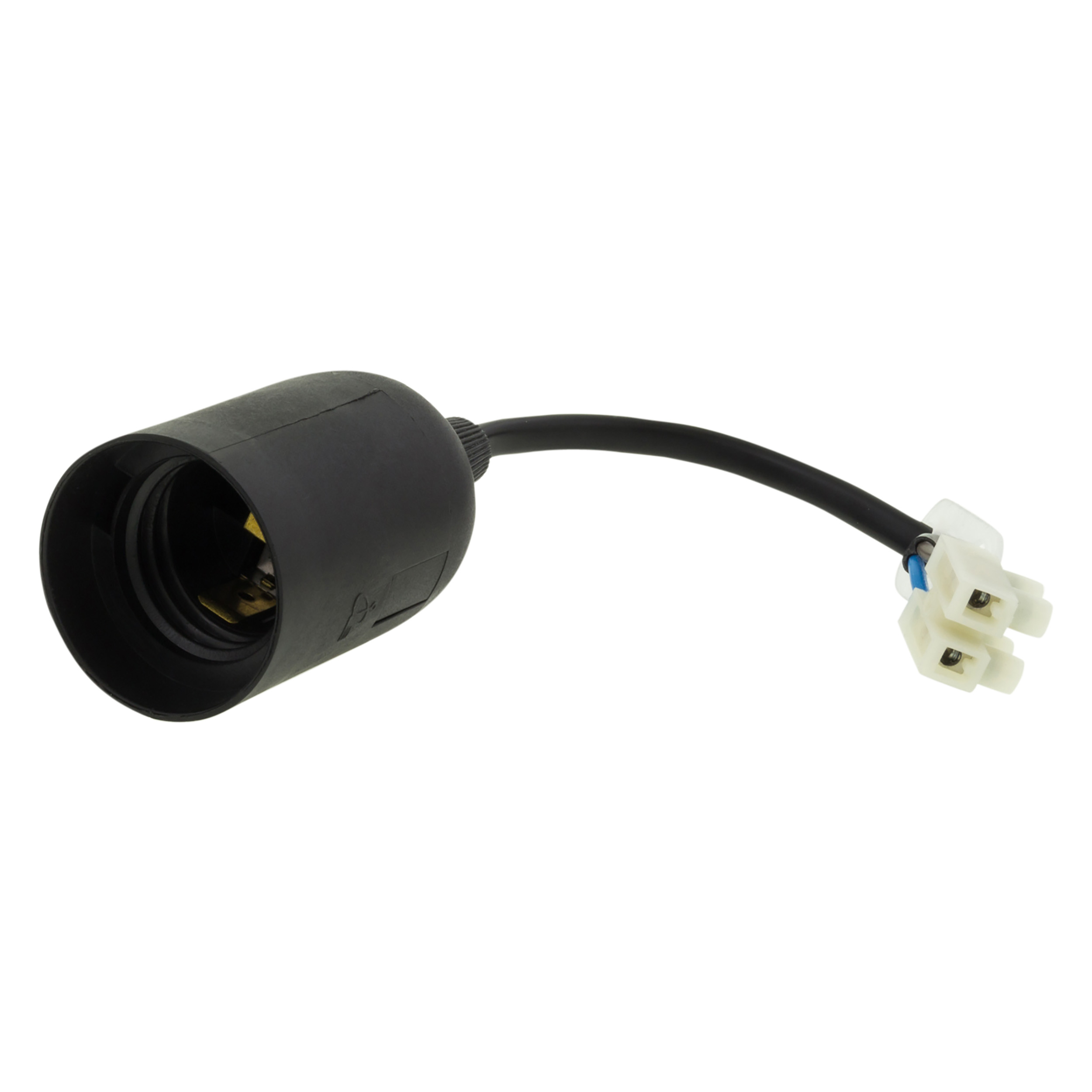 54.211.70 Q-Link  verhuisfitting E27 - met kabel en kroonsteen - max 60W zwart 