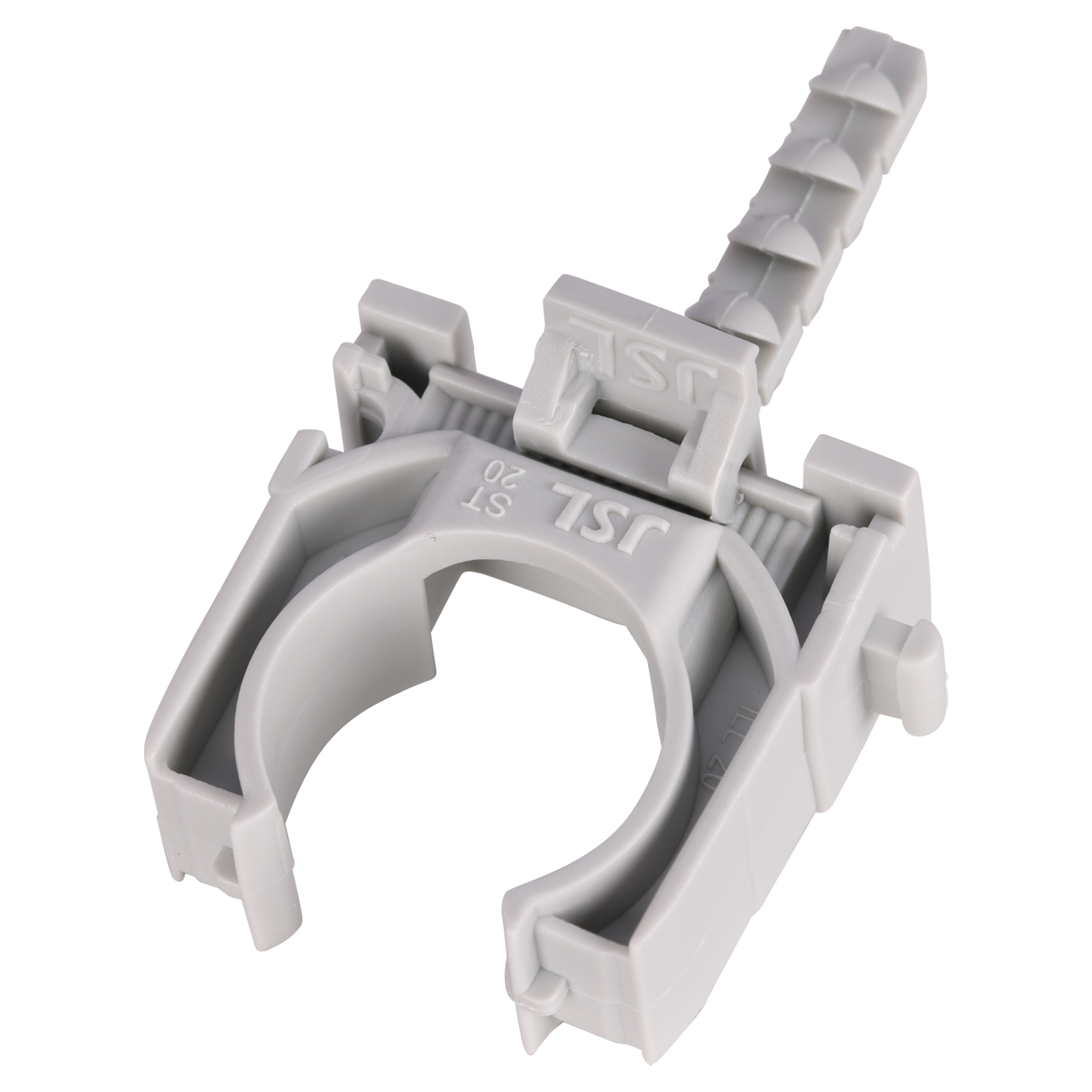 54.213.66 Q-Link  buisclip euro - tbv 3/4 buis grijs 20 mm