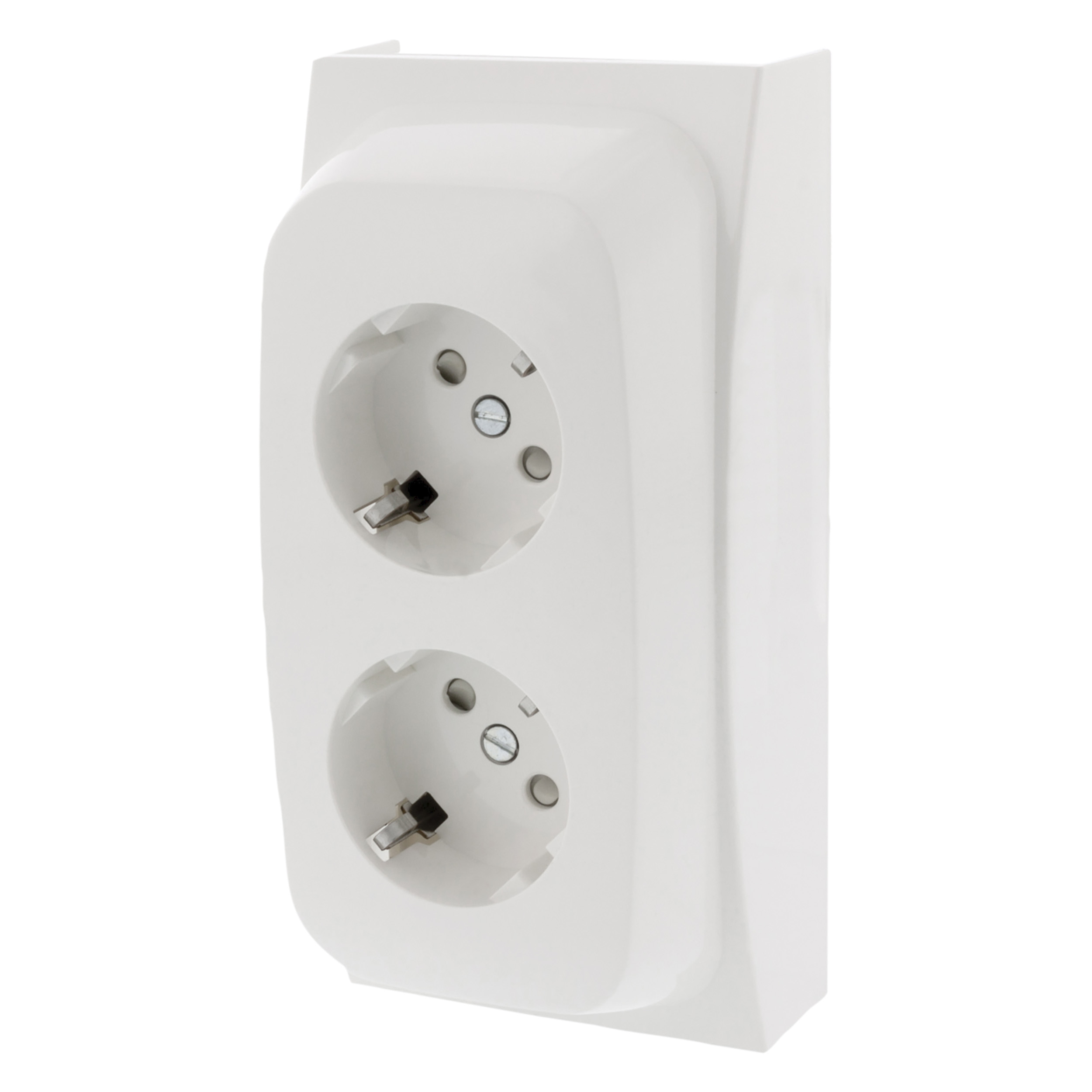 54.300.28 Attema K40 contactdoos P25-K40 - 2-voudig - randaarde polarwit 