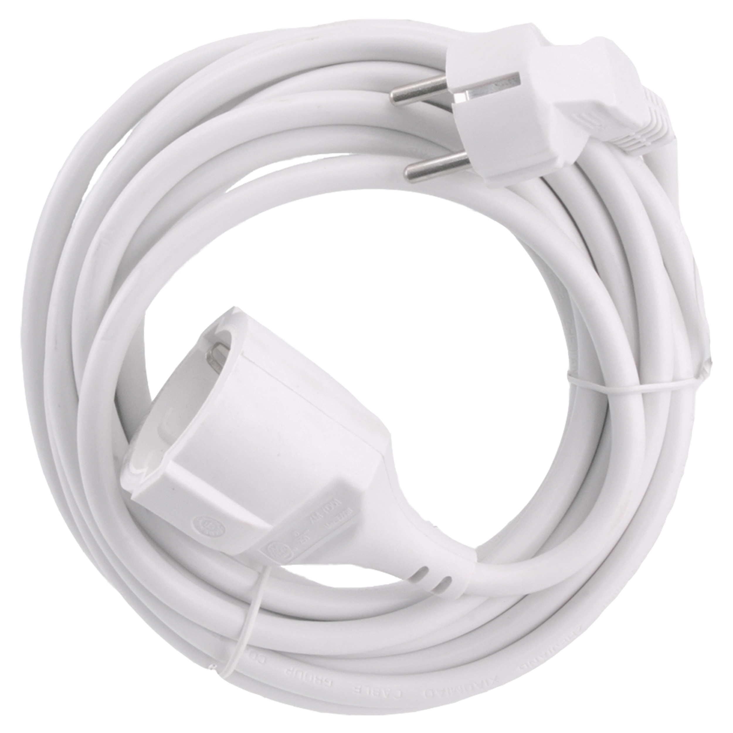55.204.24 Q-Link  verlengsnoer randaarde wit 3 x 1.5 mm², 5 m