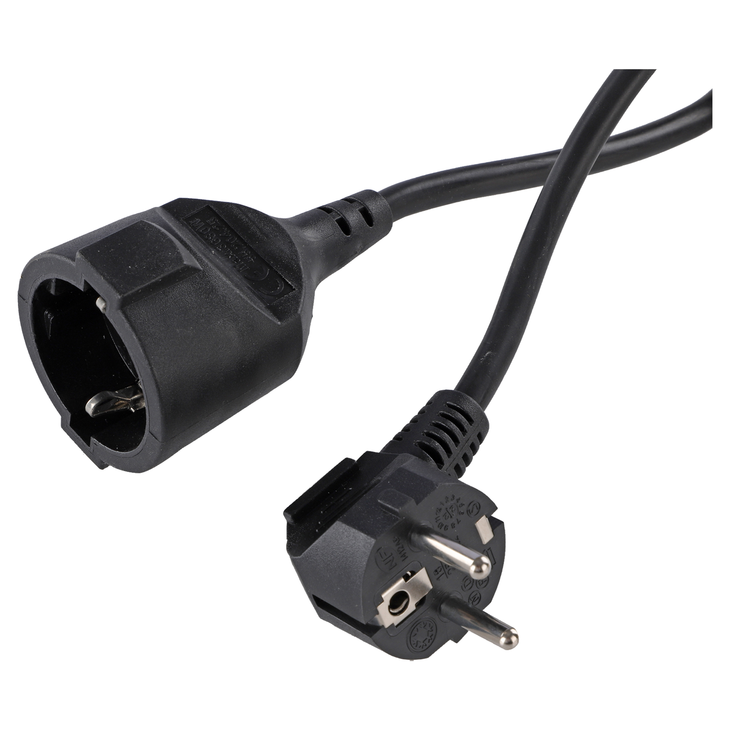 55.204.25 Q-Link  verlengsnoer randaarde - max 3680W zwart 3 x 1.5 mm², 5 m