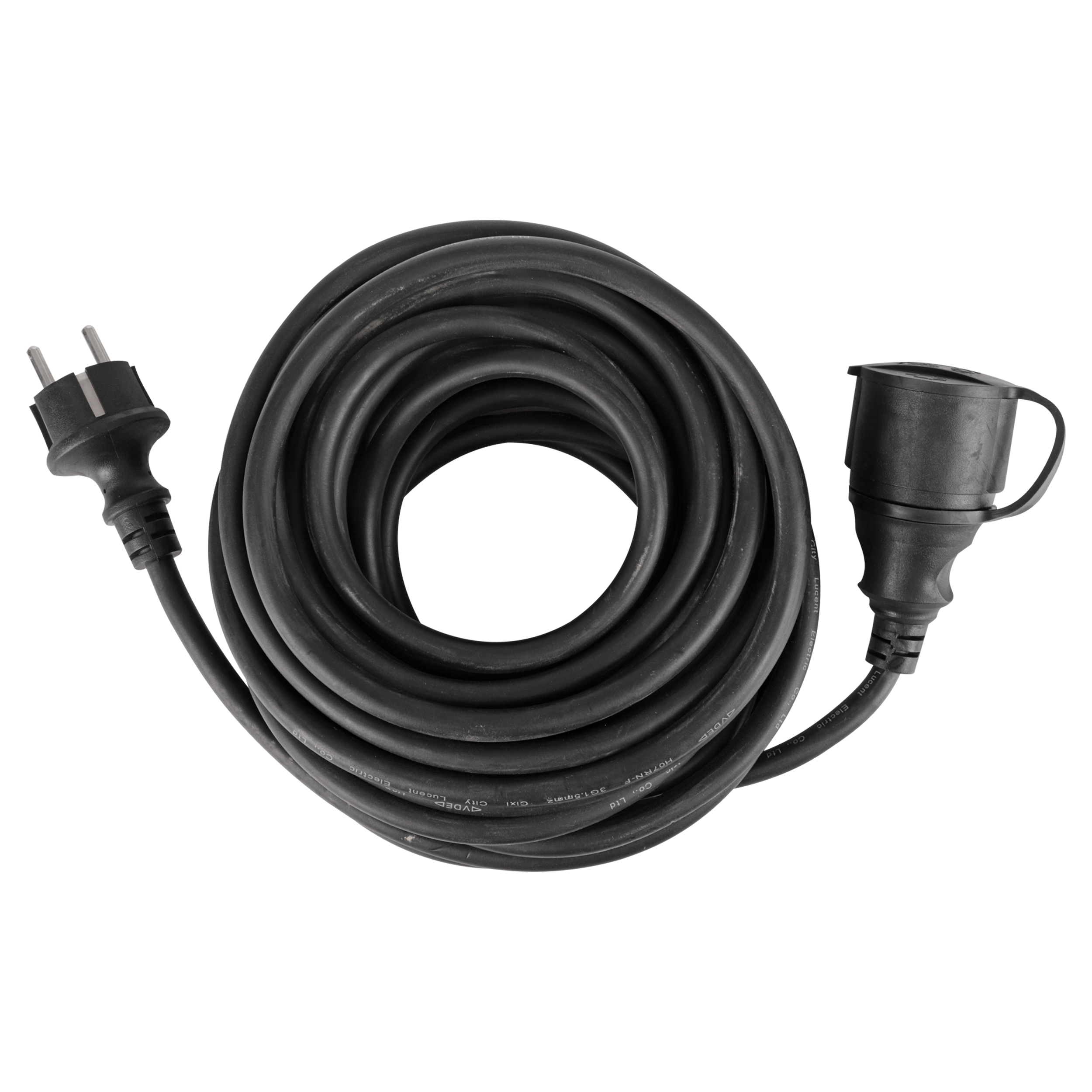 55.204.30 Q-Link  tuinverlengsnoer randaarde - 3680W - spatwaterdicht (IP44) zwart 3 x 1.5 mm², 10 m