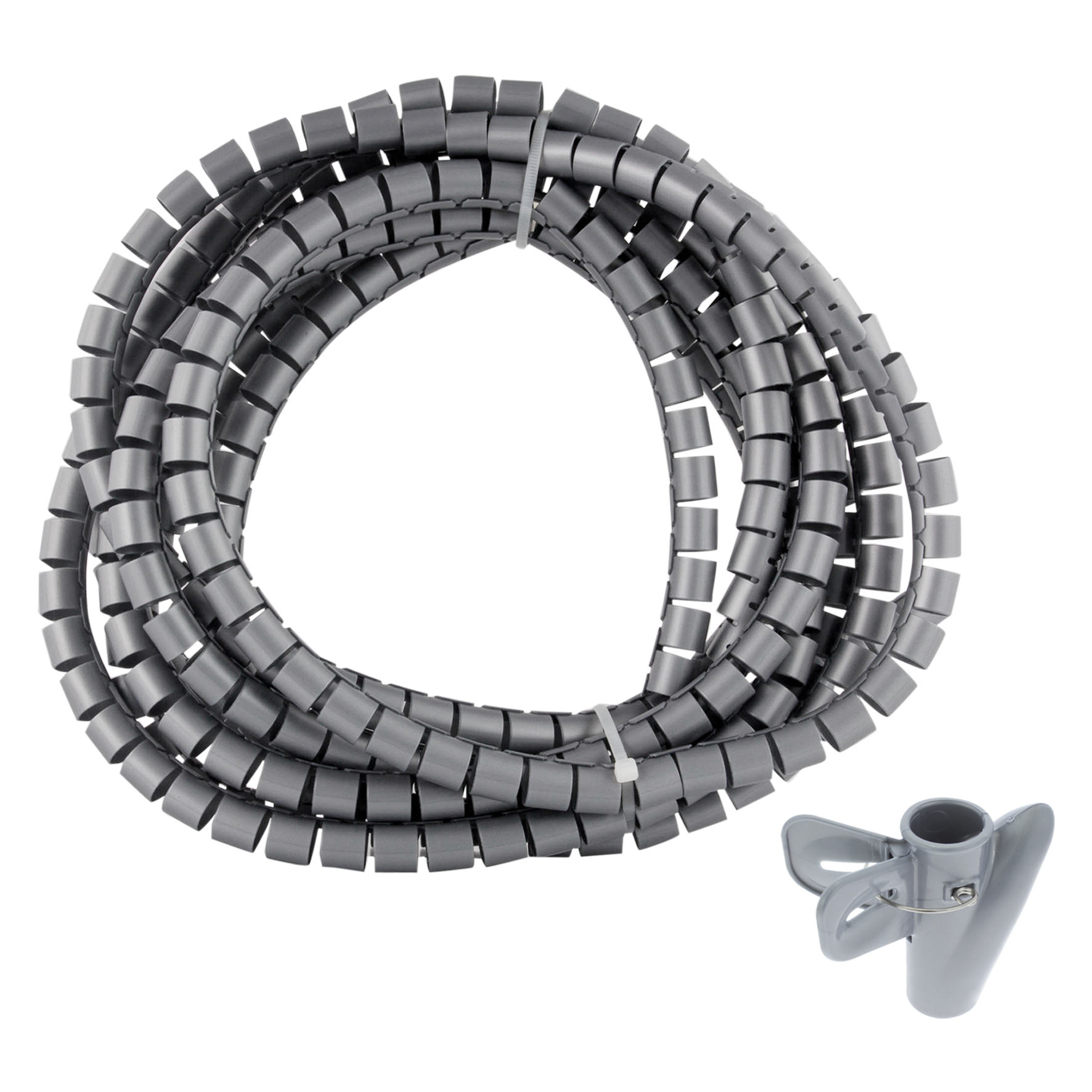 55.205.00 Q-Link  kabelslang  grijs 15 mm - 5.0 m