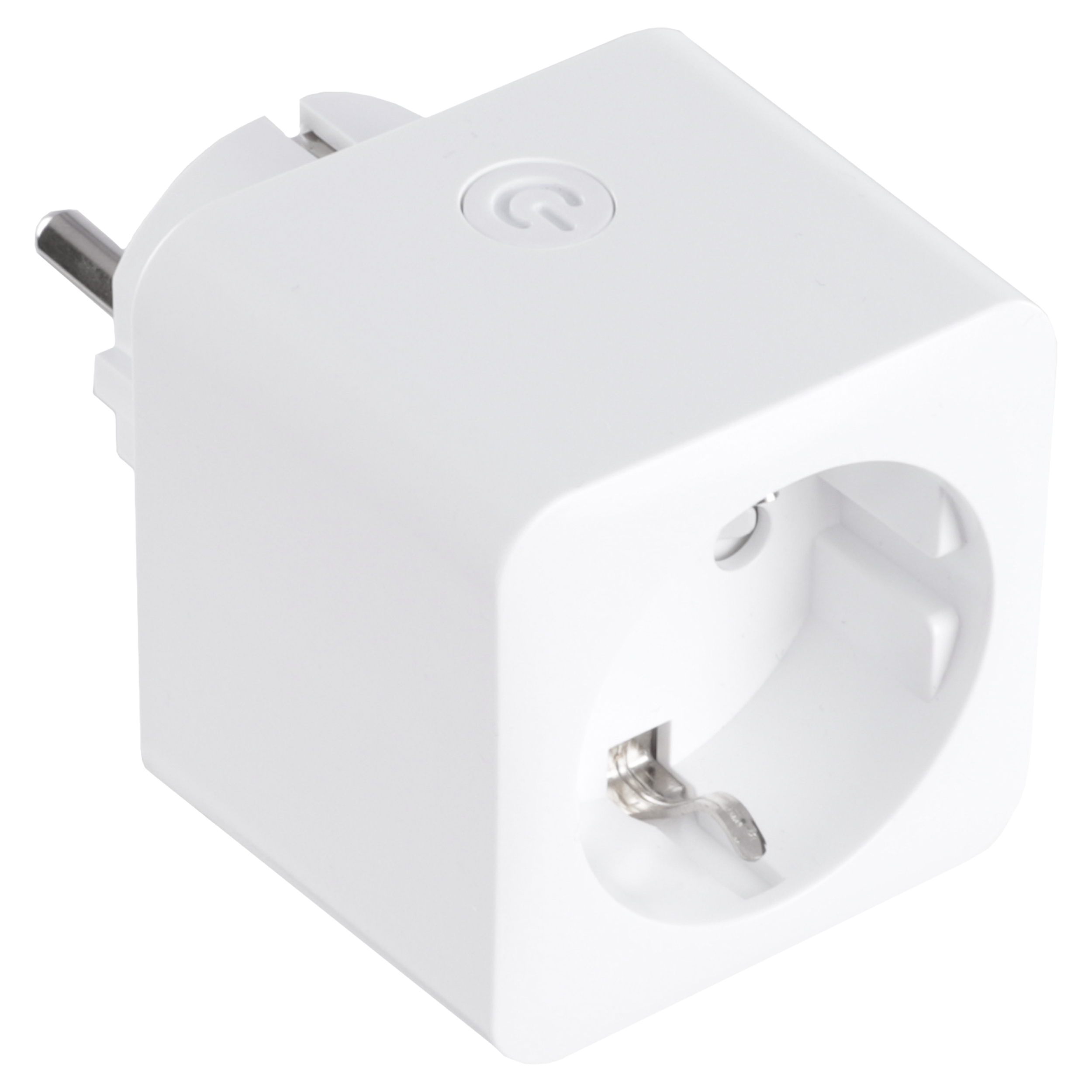 55.208.01 Q-Link  adapterstekker randaarde - WIFI meter - 16A wit 