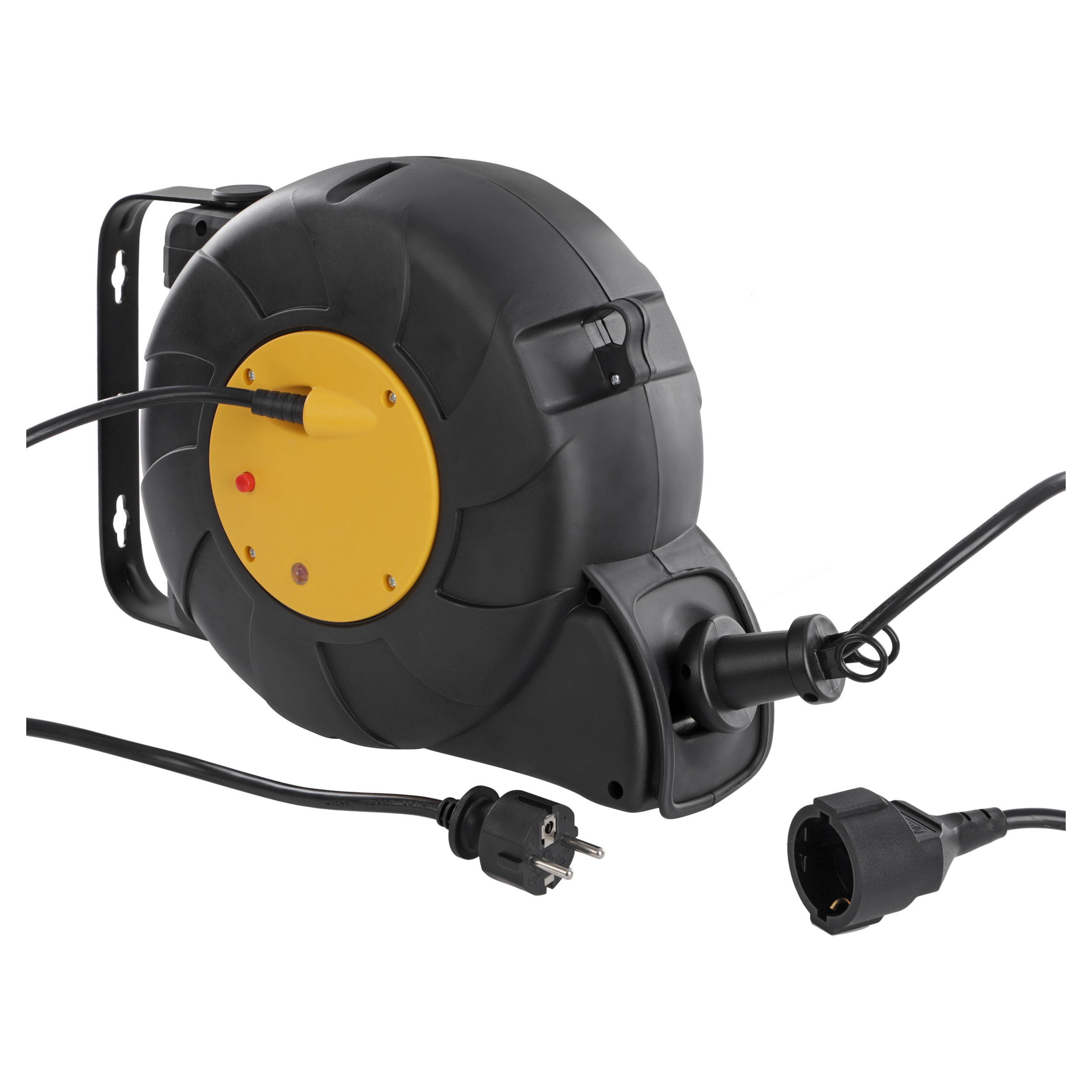 55.900.94 Q-Link  kabelbox randaarde zwart/geel 3 x 1.5 mm², 15 m