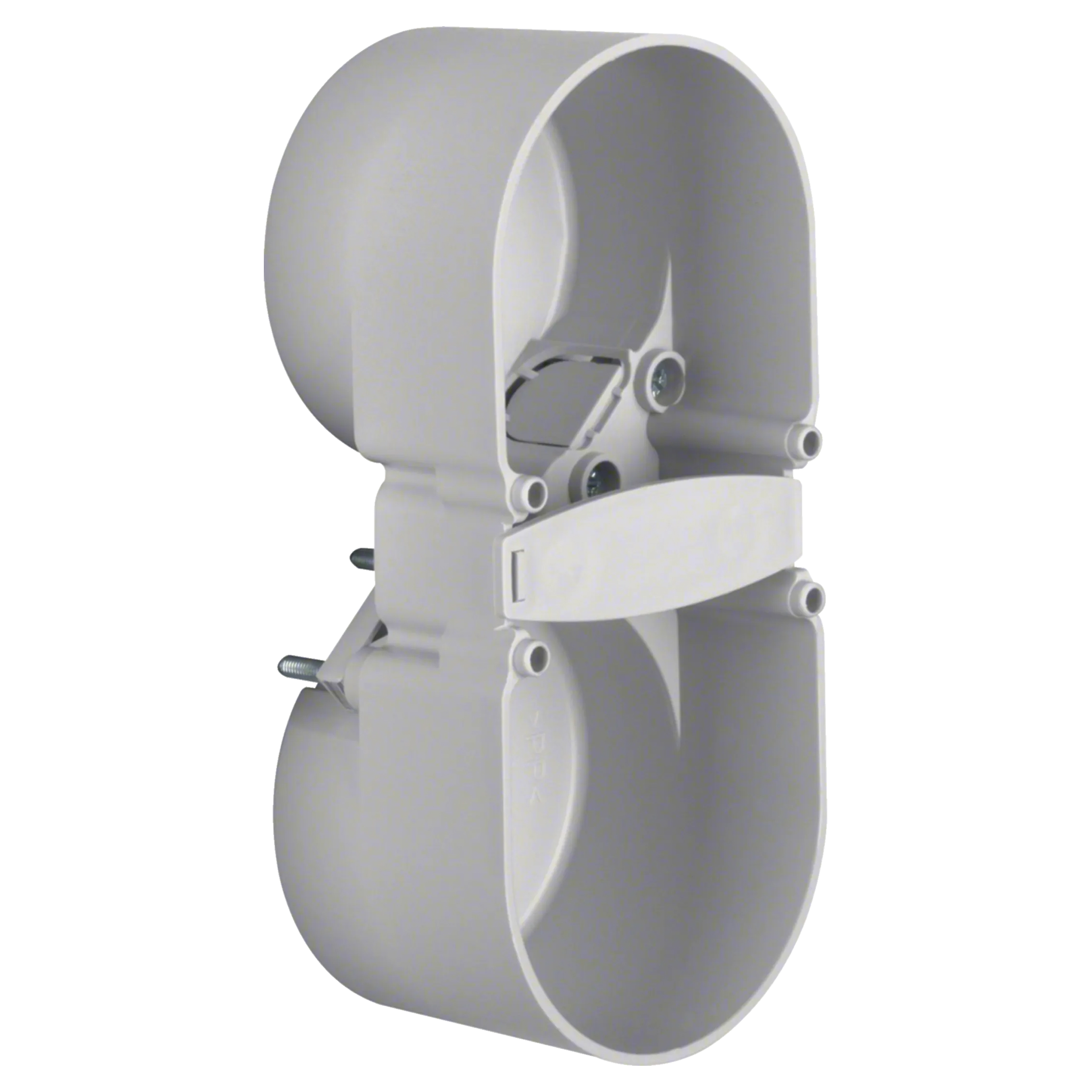 58.002.35 Berker Integro inbouwdoos 2-voudig - diepte 37 mm grijs 
