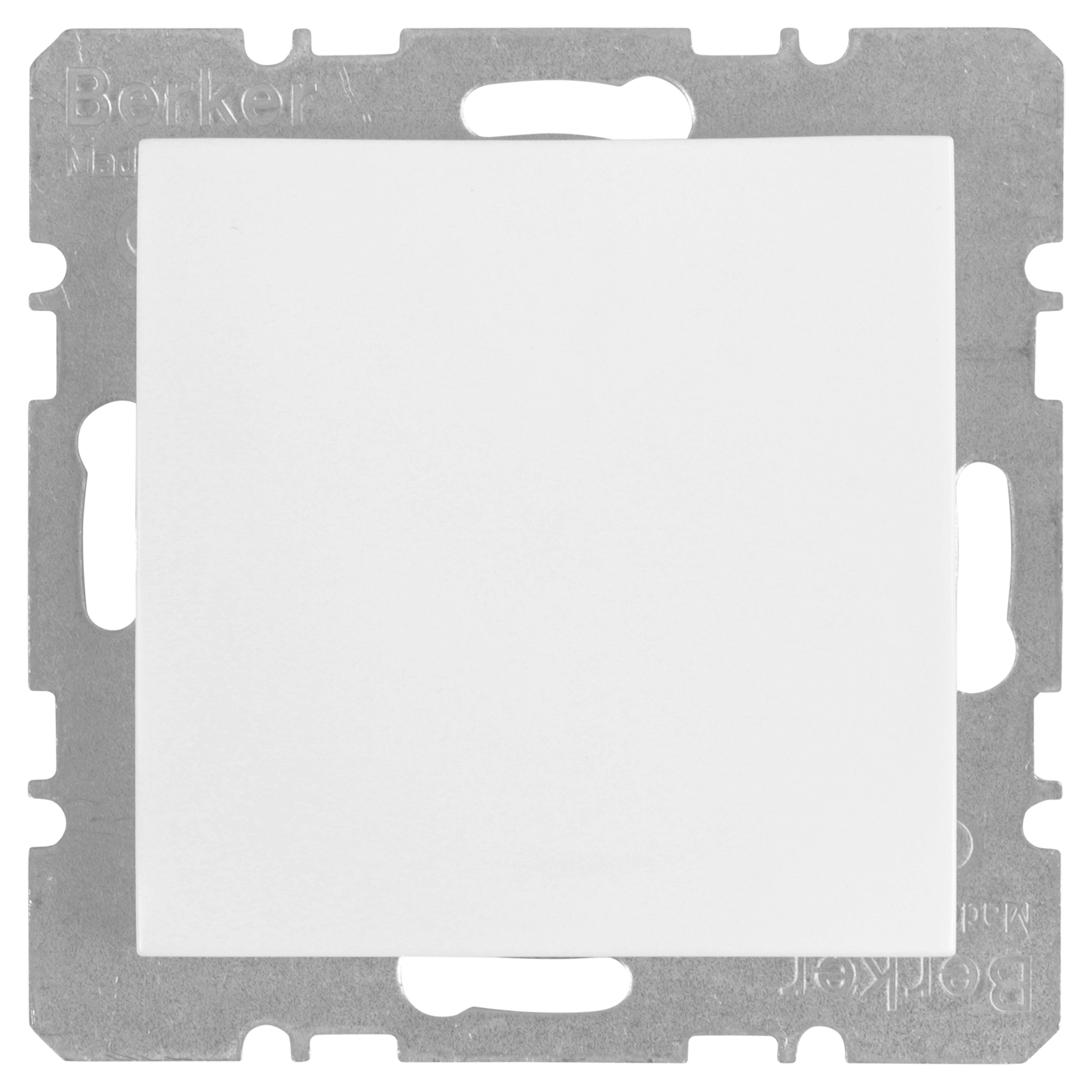 58.003.20 Berker S1 blindplaat inbouw polarwit 