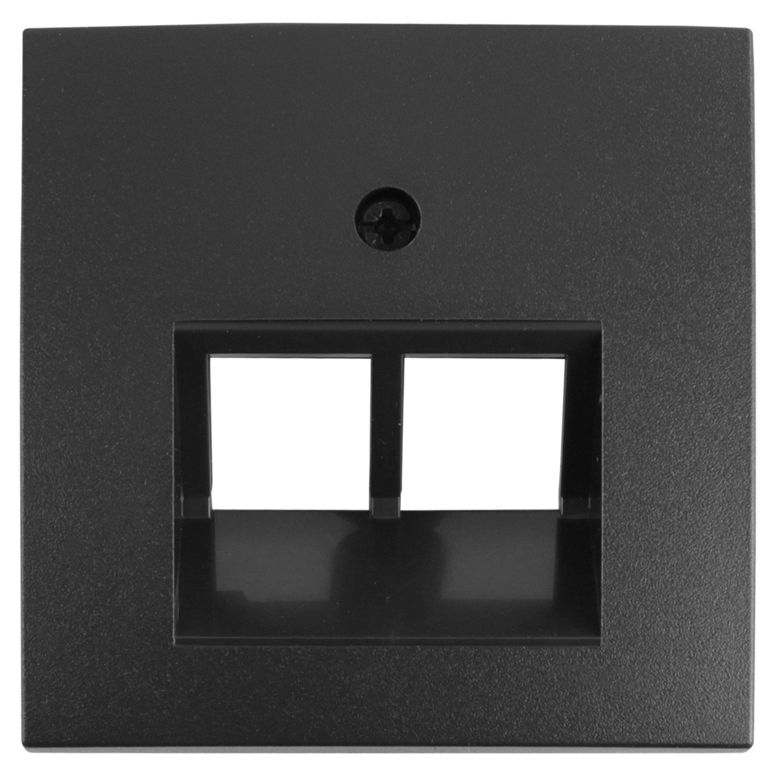 58.004.80 Berker S1 centraalplaat telefoon/data - 2 x 8-polig antraciet 