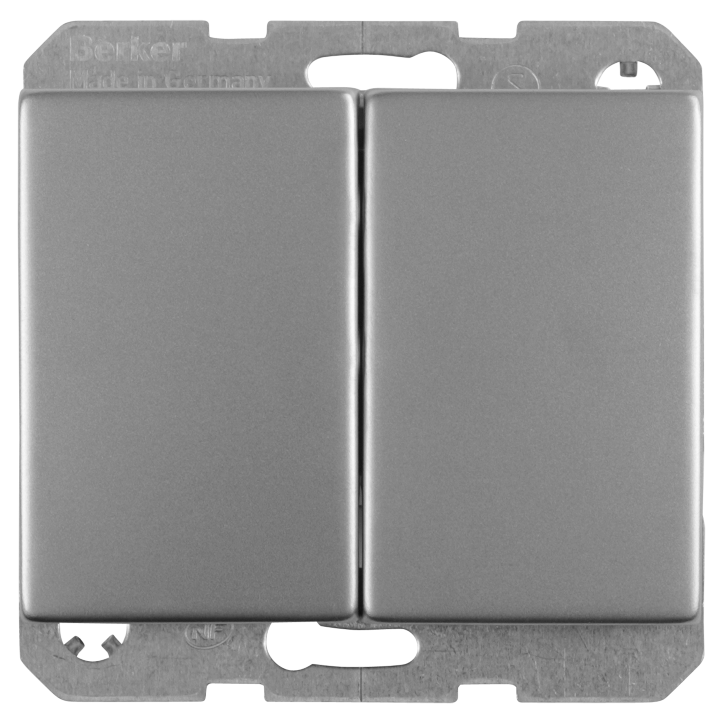 58.005.02 Berker K5 schakelaar inbouw - serie RVS 