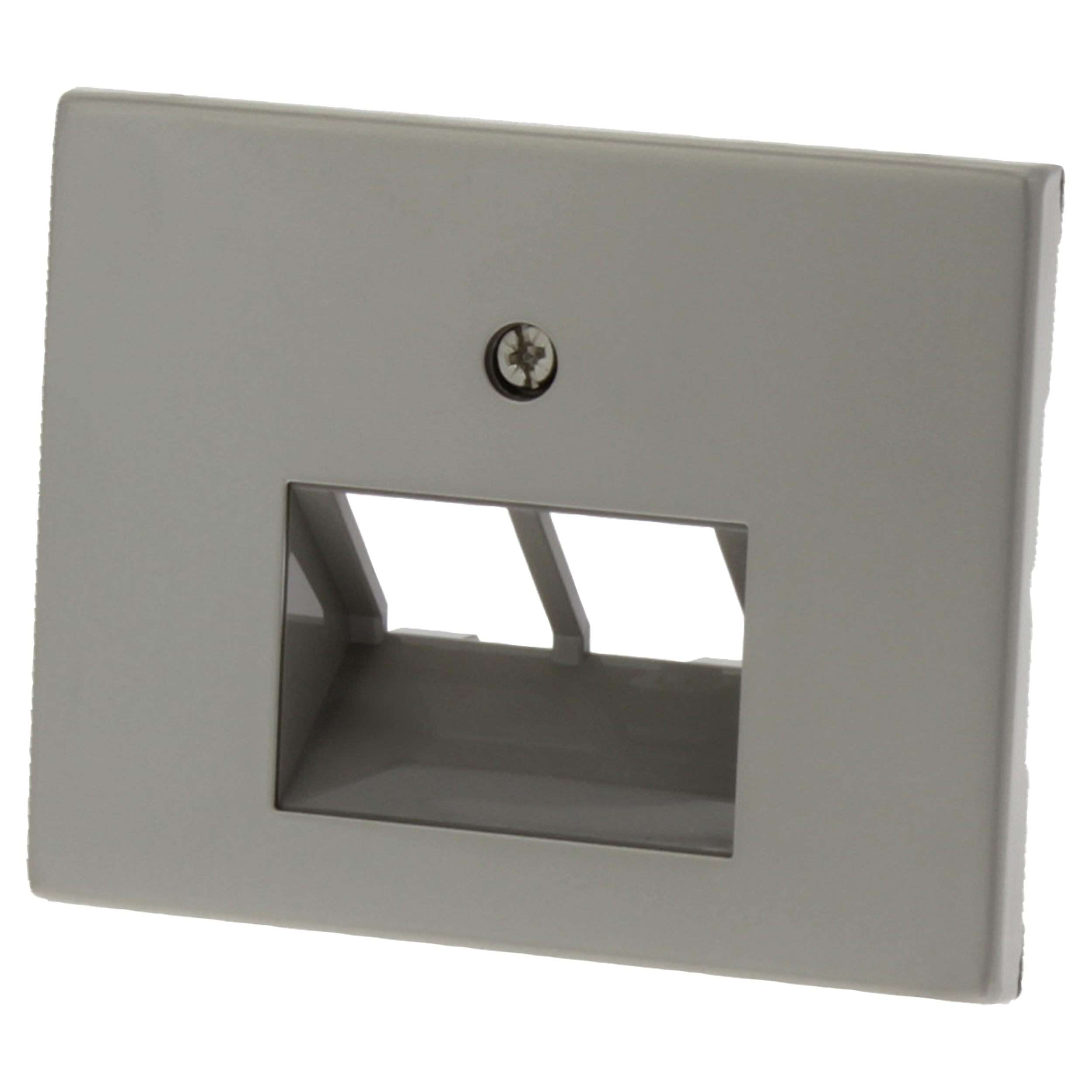 58.005.56 Berker K5 centraalplaat telefoon/data - 2 x 8-polig RVS 