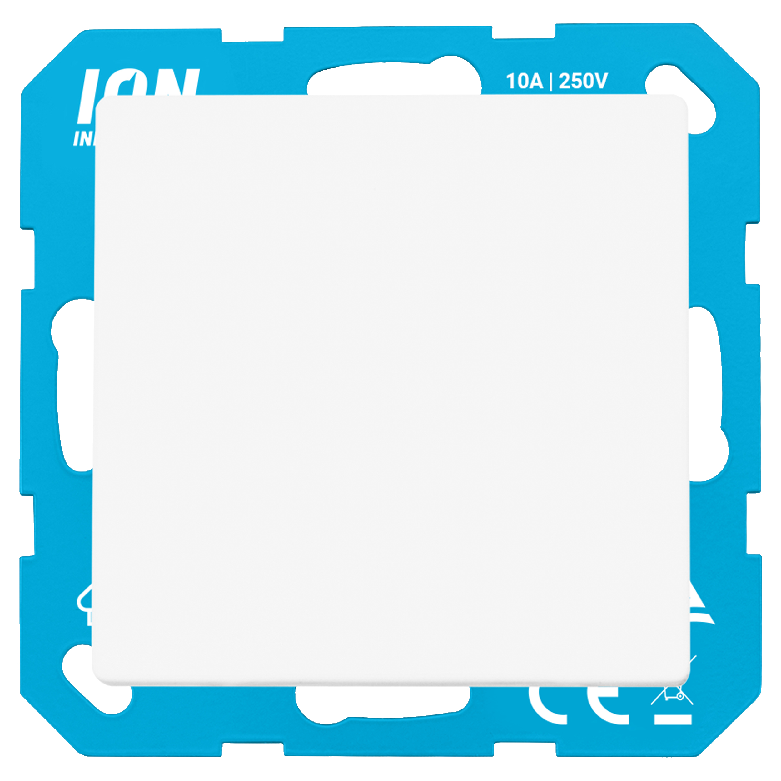 58.006.05 ION Industries V1/J1 schakelaar inbouw - impuls alpin wit 