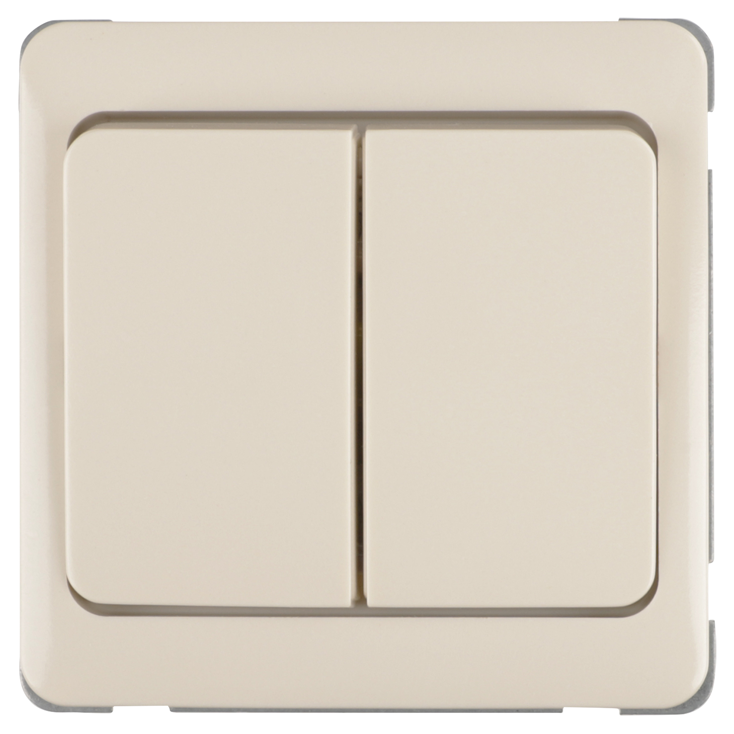 58.040.03 Peha Standard schakelaar inbouw - wissel/wissel crème 