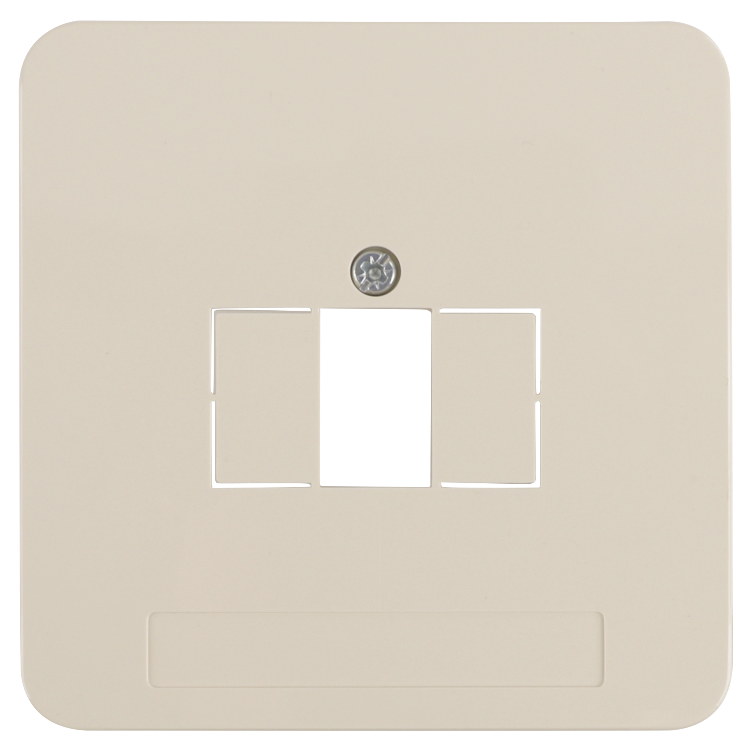 58.040.66 Peha Standard centraalplaat TAE/USB crème 