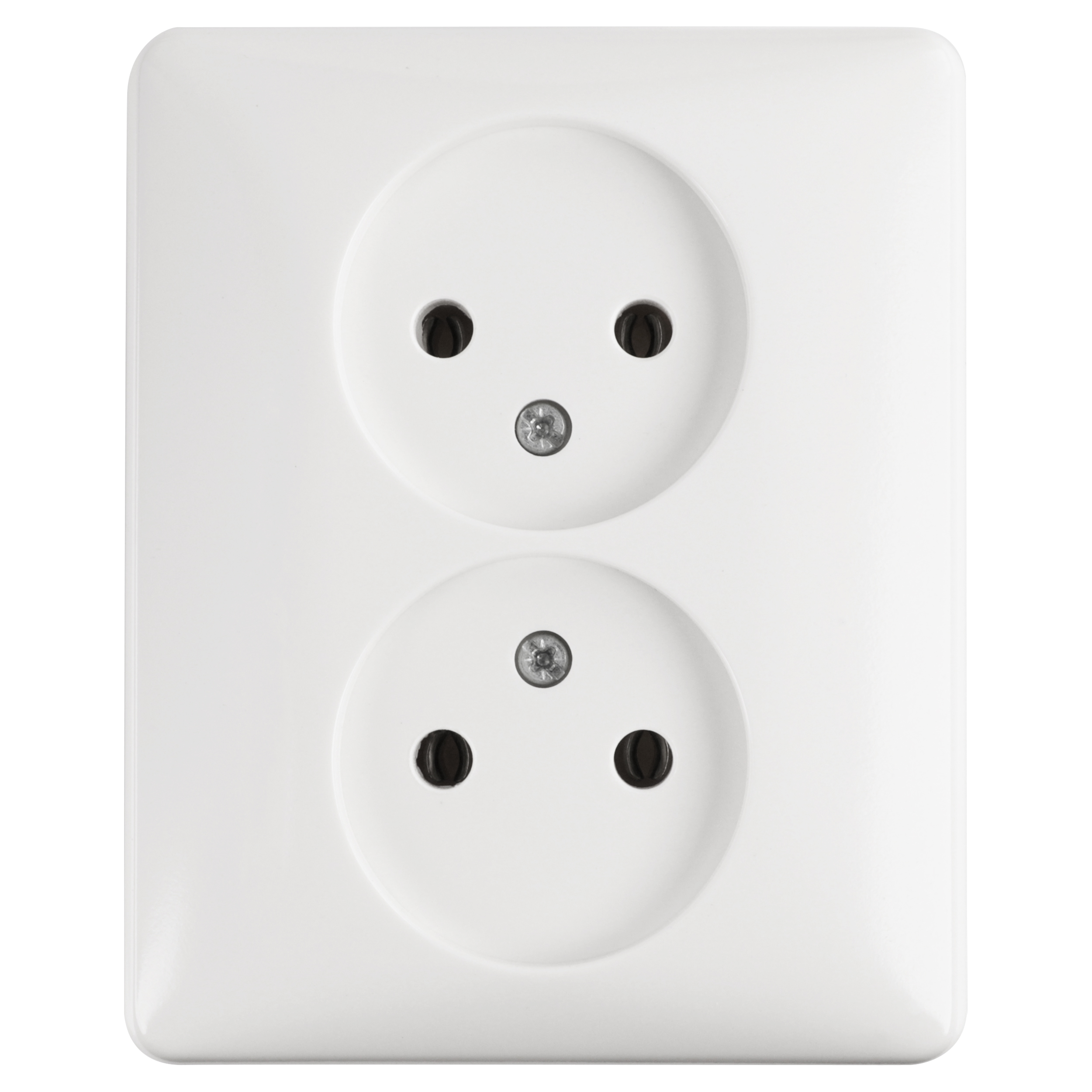 58.041.49 Peha Standard contactdoos inbouw - 2-voudig polarwit 