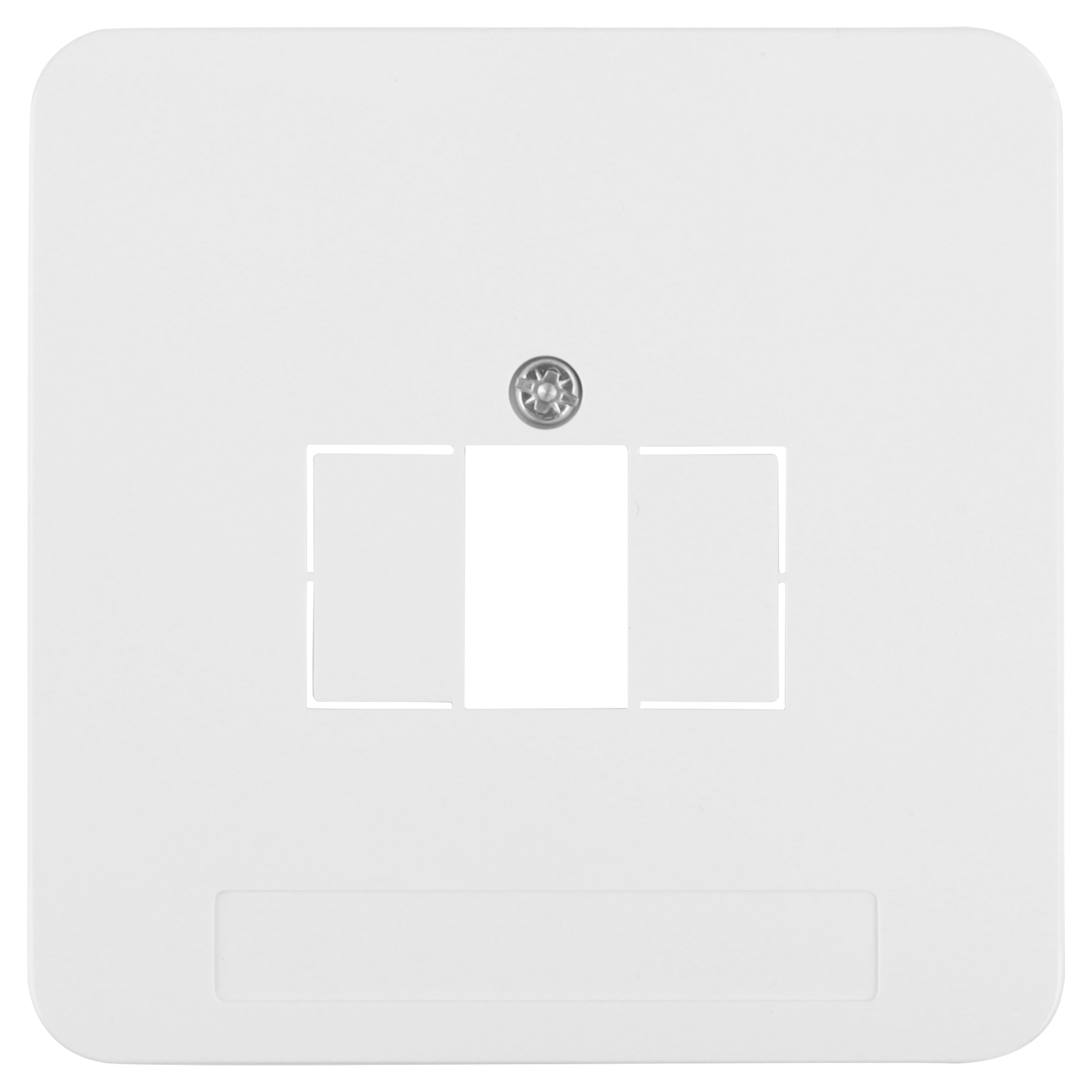 58.041.66 Peha Standard centraalplaat TAE/USB polarwit 