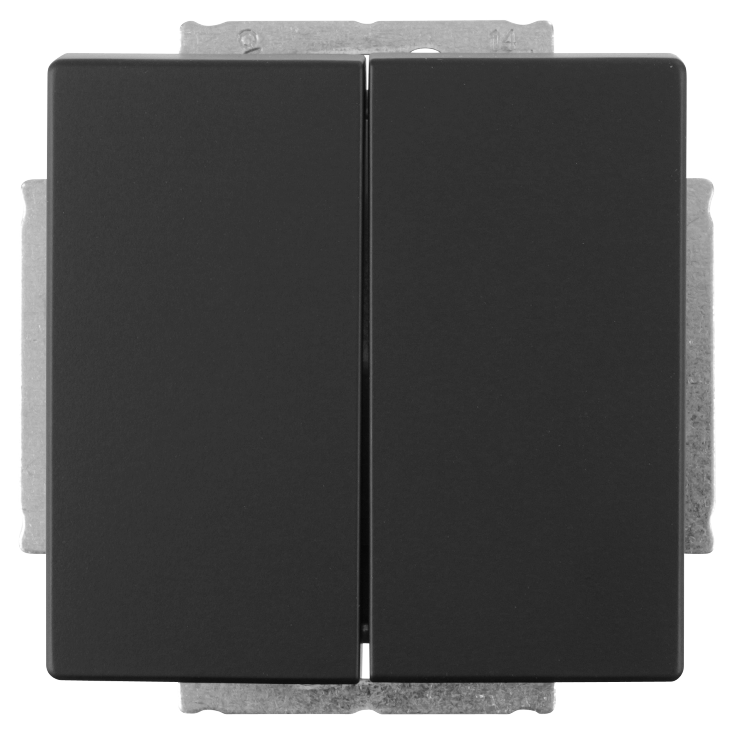 58.052.03 Busch-Jaeger Future Linear schakelaar inbouw - wissel/wissel zwart 