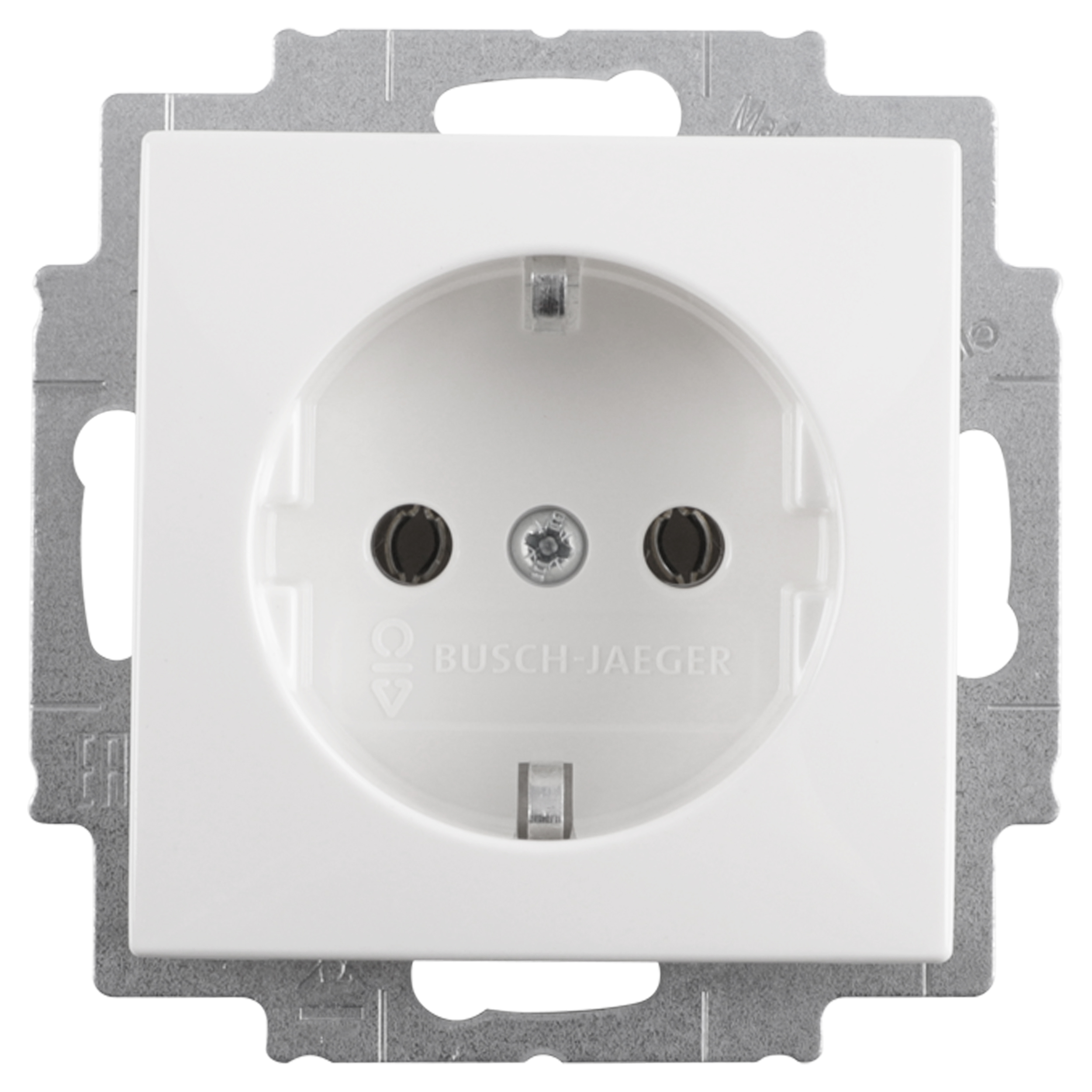 58.054.42 Busch-Jaeger Balance contactdoos inbouw - 1-voudig - randaarde polarwit 