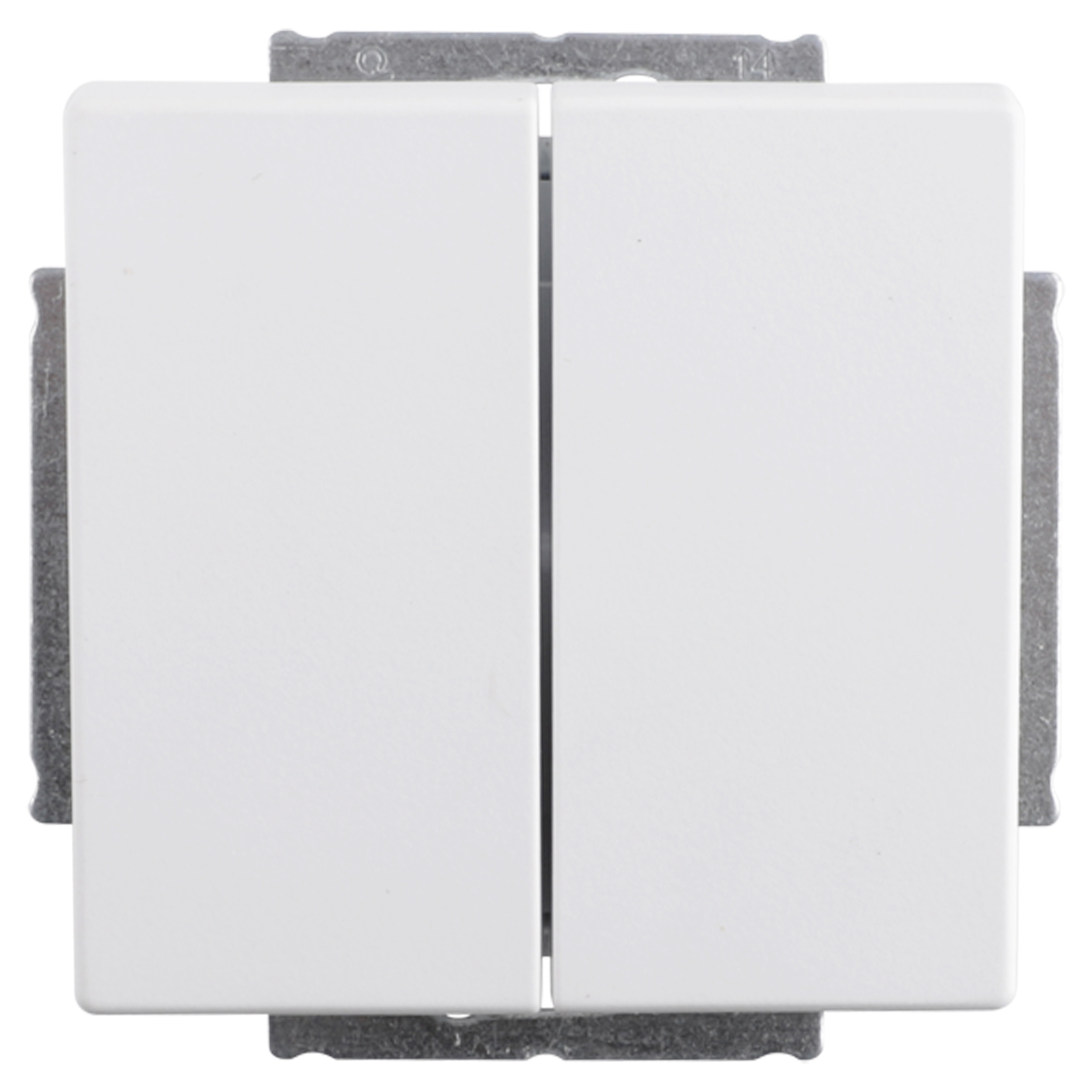 58.060.02 Busch-Jaeger Future Linear schakelaar inbouw - serie mat wit 