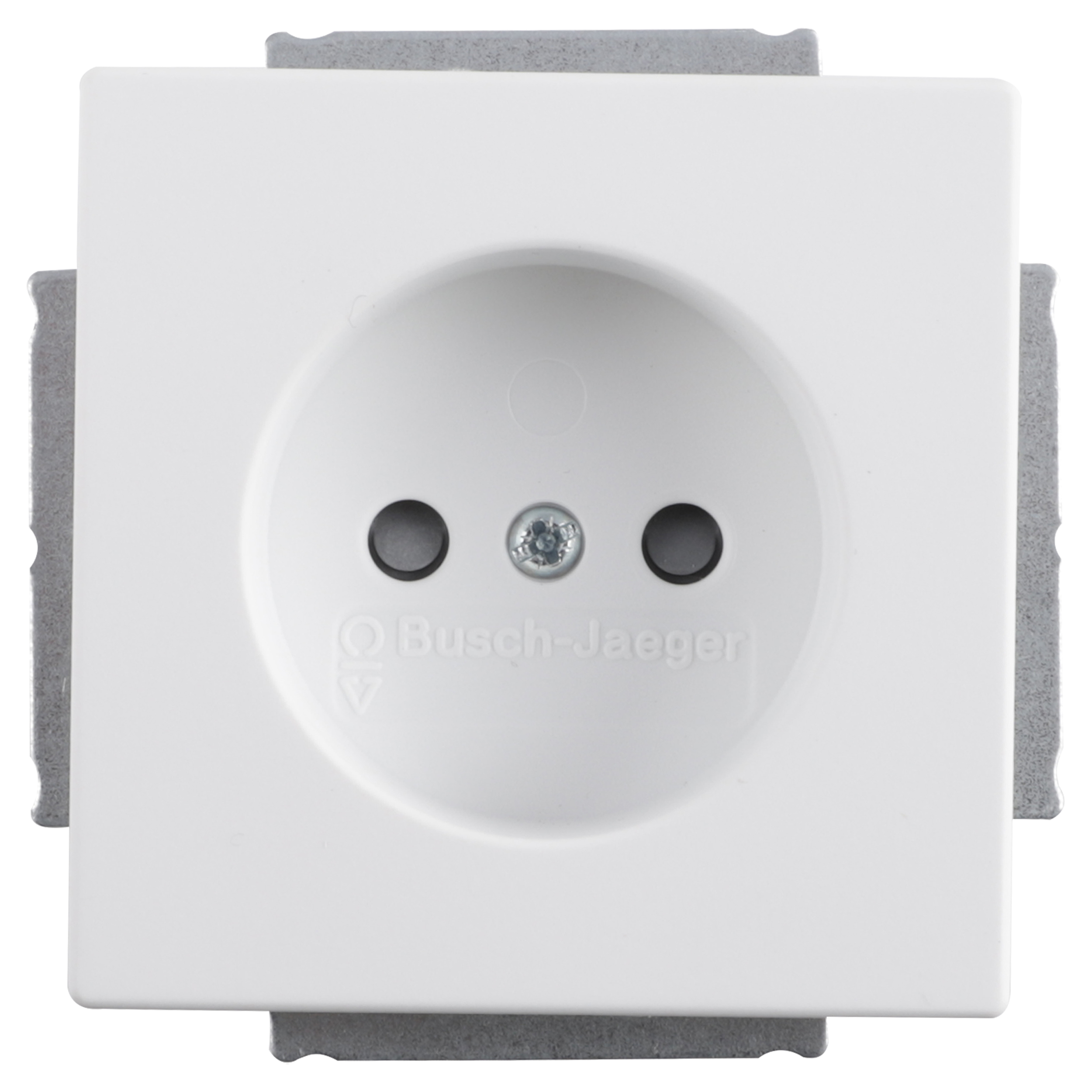 58.060.40 Busch-Jaeger Future Linear contactdoos inbouw - 1-voudig mat wit 