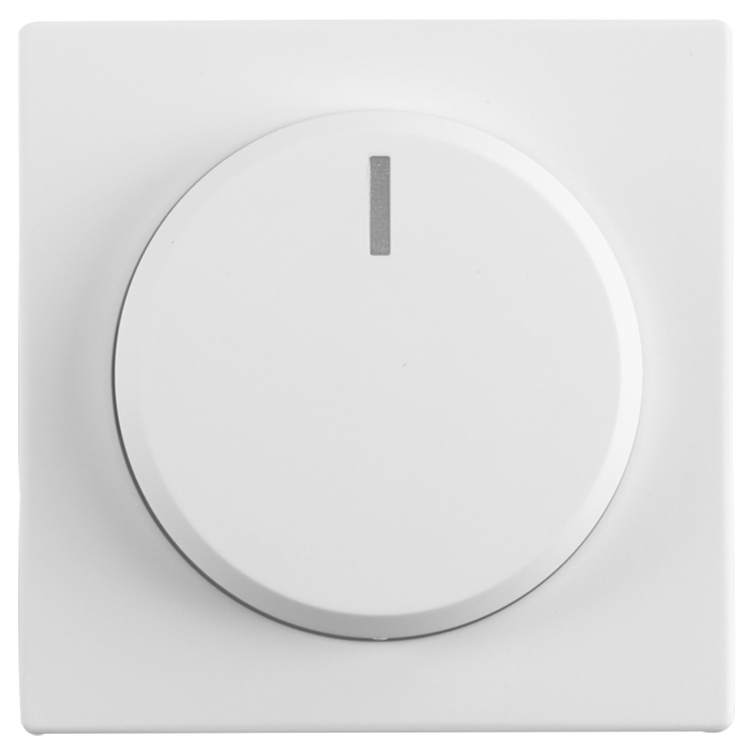 58.060.85 Busch-Jaeger Future Linear centraalplaat inbouw - voor dimmer - met knop mat wit 