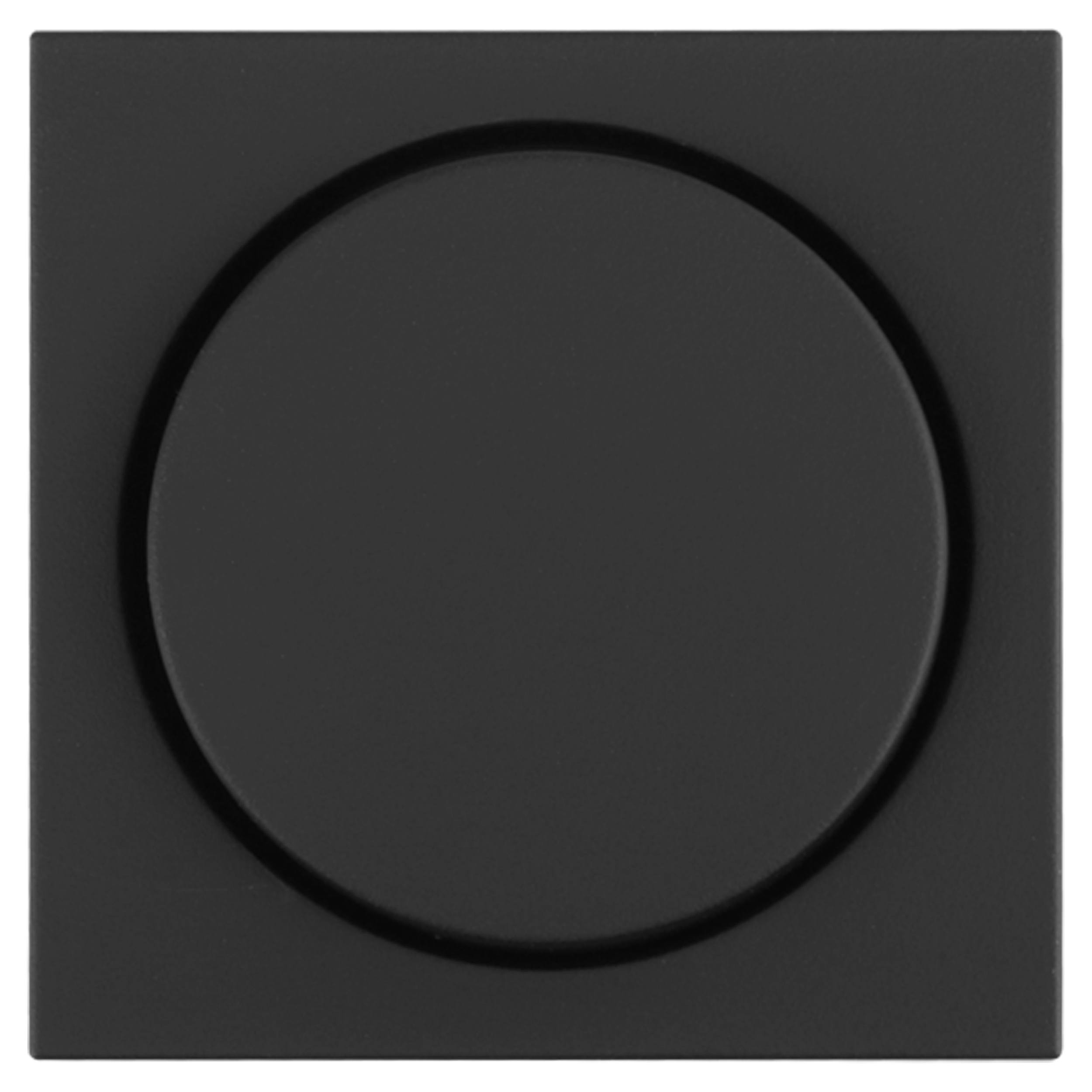58.092.85 Gira E2 centraalplaat met knop dimmer zwart 