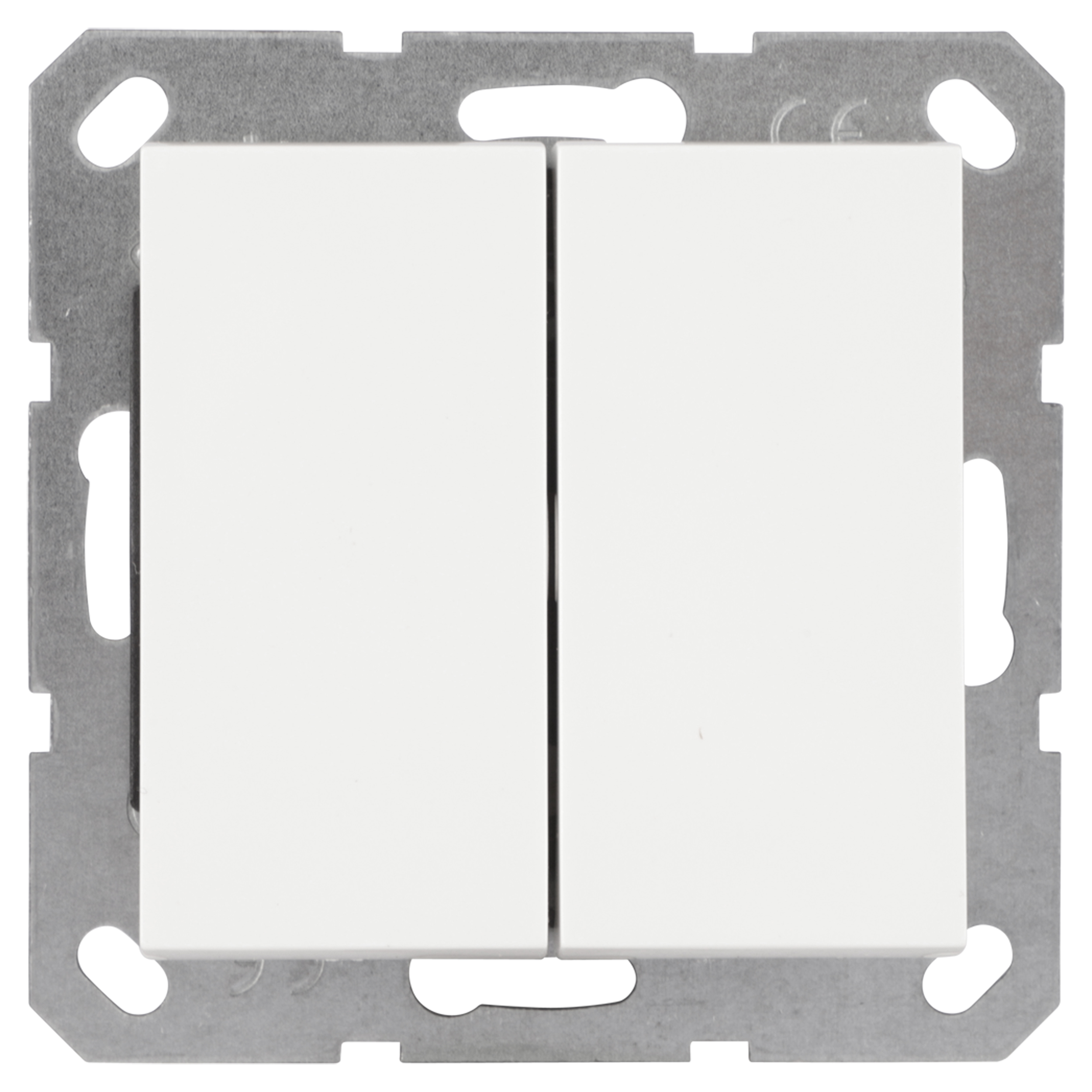 58.096.02 Q-Link S-Line schakelaar inbouw - serie polarwit 