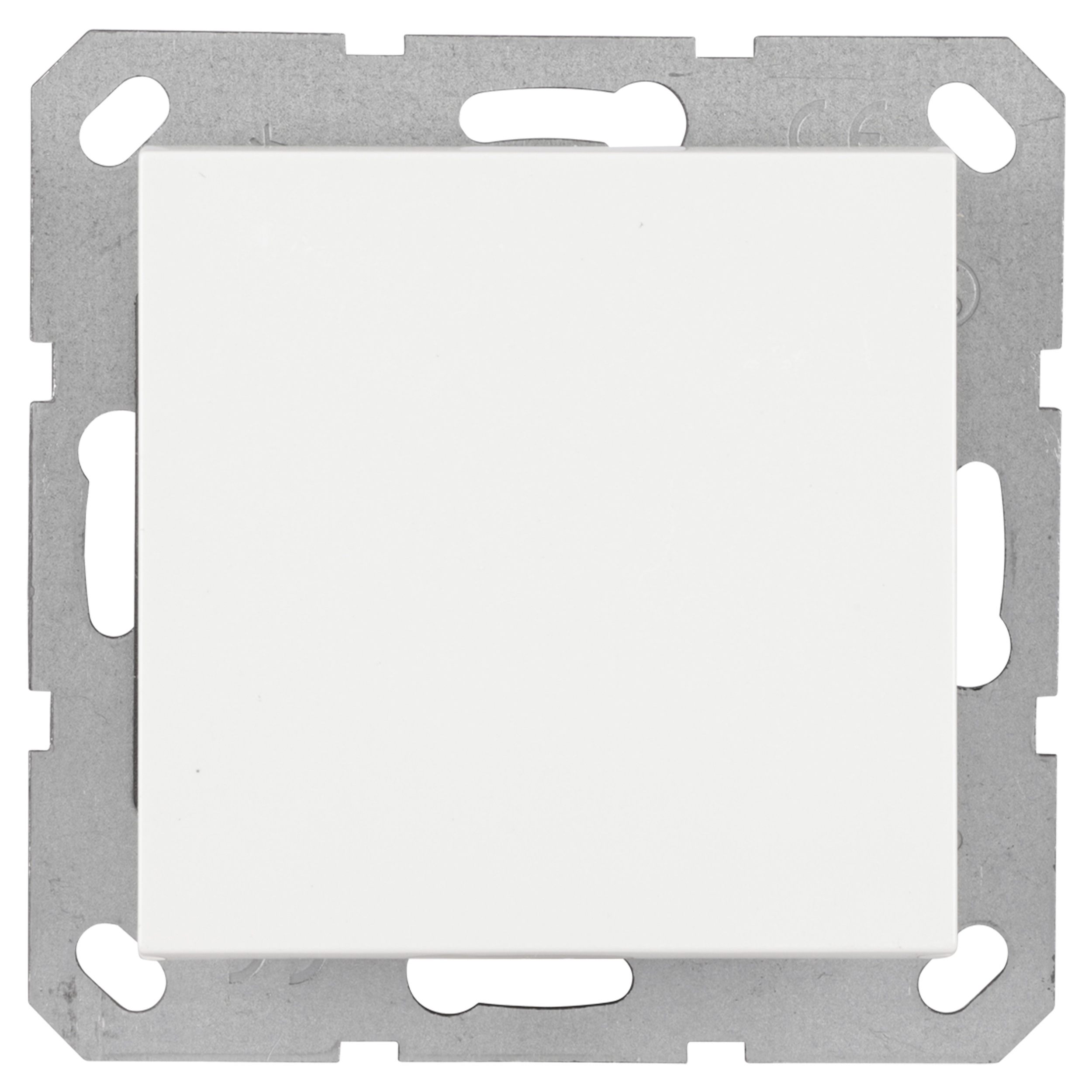 58.096.07 Q-Link S-Line schakelaar inbouw - kruis polarwit 
