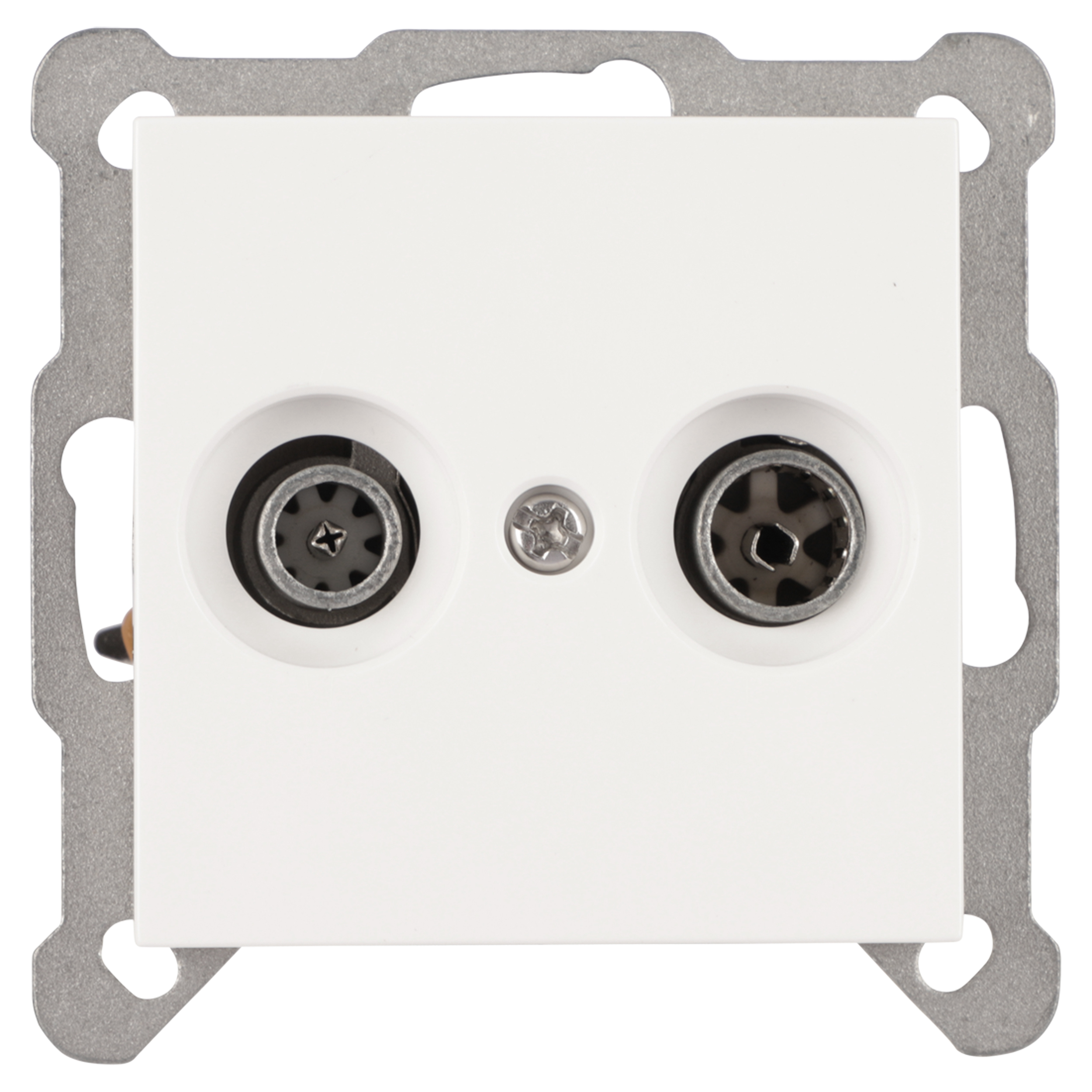 58.096.62 Q-Link S-Line contactdoos radio/tv polarwit 