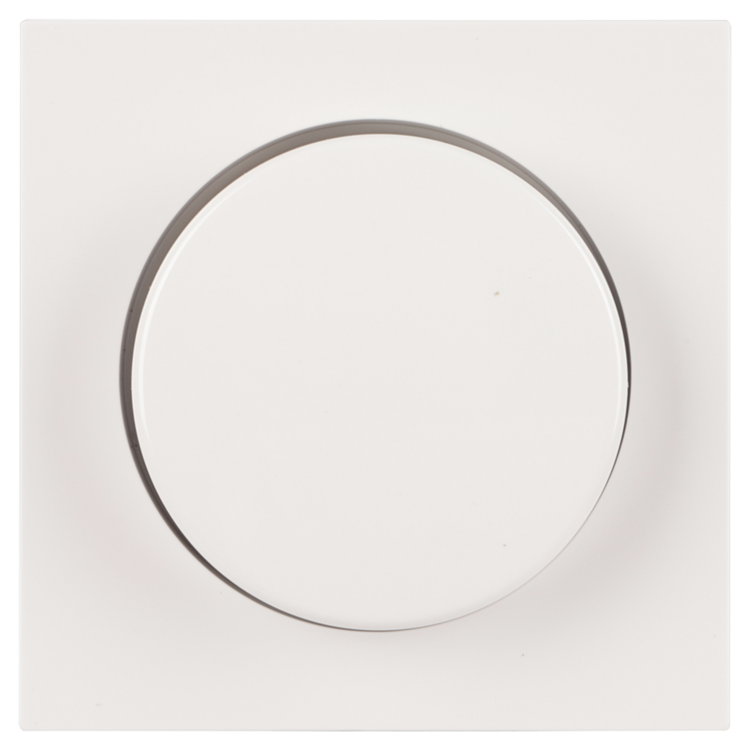 58.096.85 Q-Link S-Line centraalplaat met knop - voor dimmer polarwit 