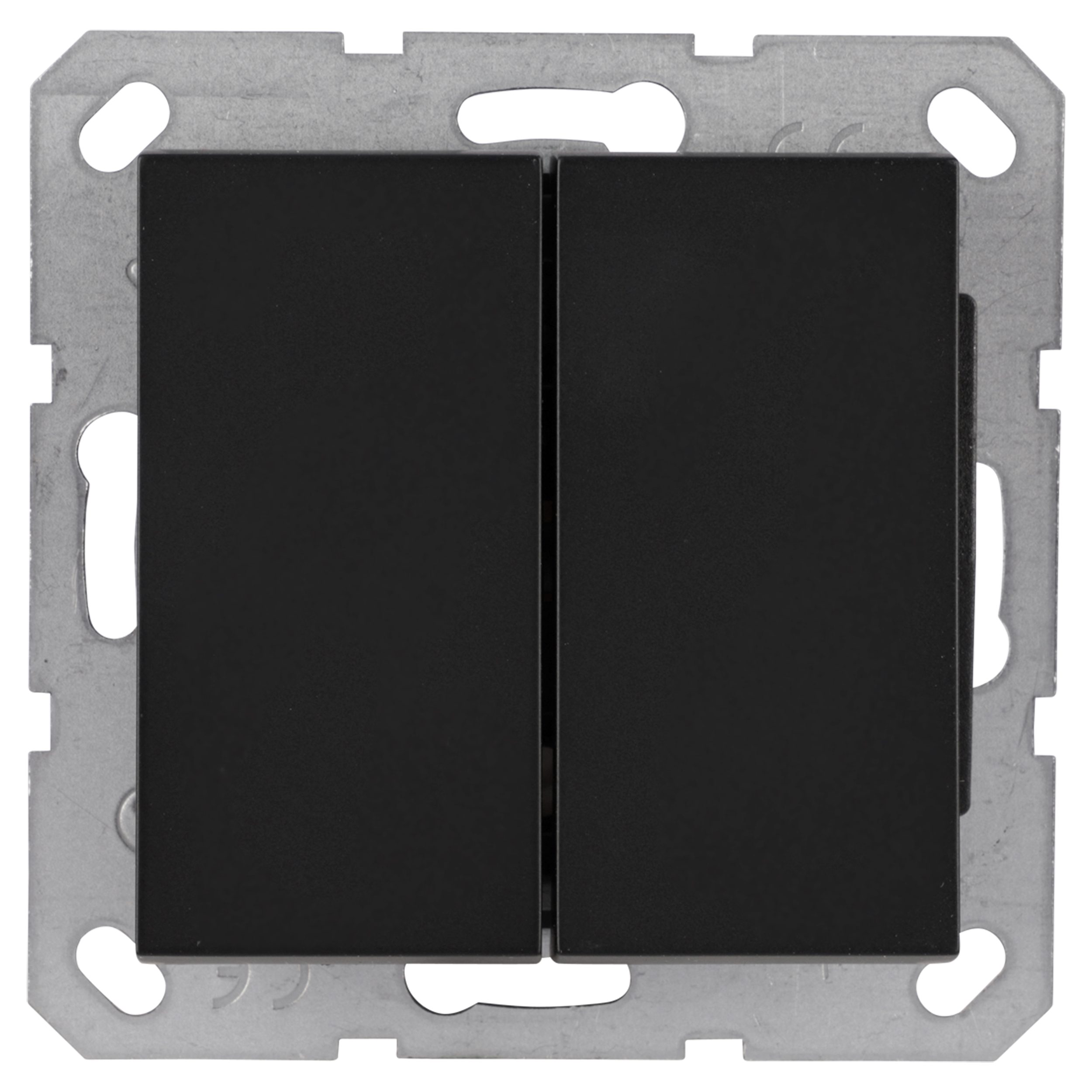 58.099.02 Q-Link S-Line schakelaar inbouw - serie mat zwart 